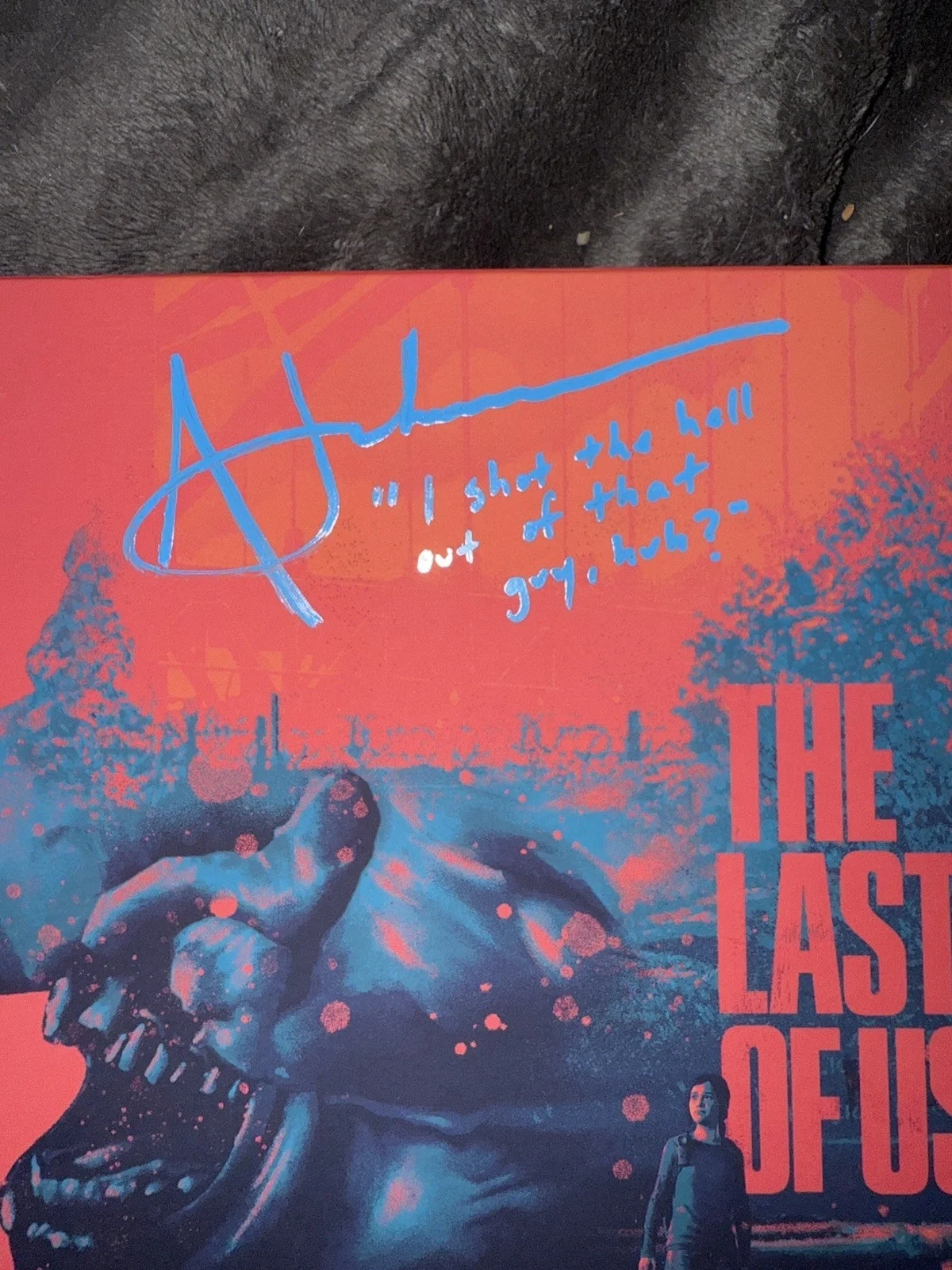 Ashley Johnson, Troy Baker — The Last Of Us Autographed 10th Anniversary LP, image 2