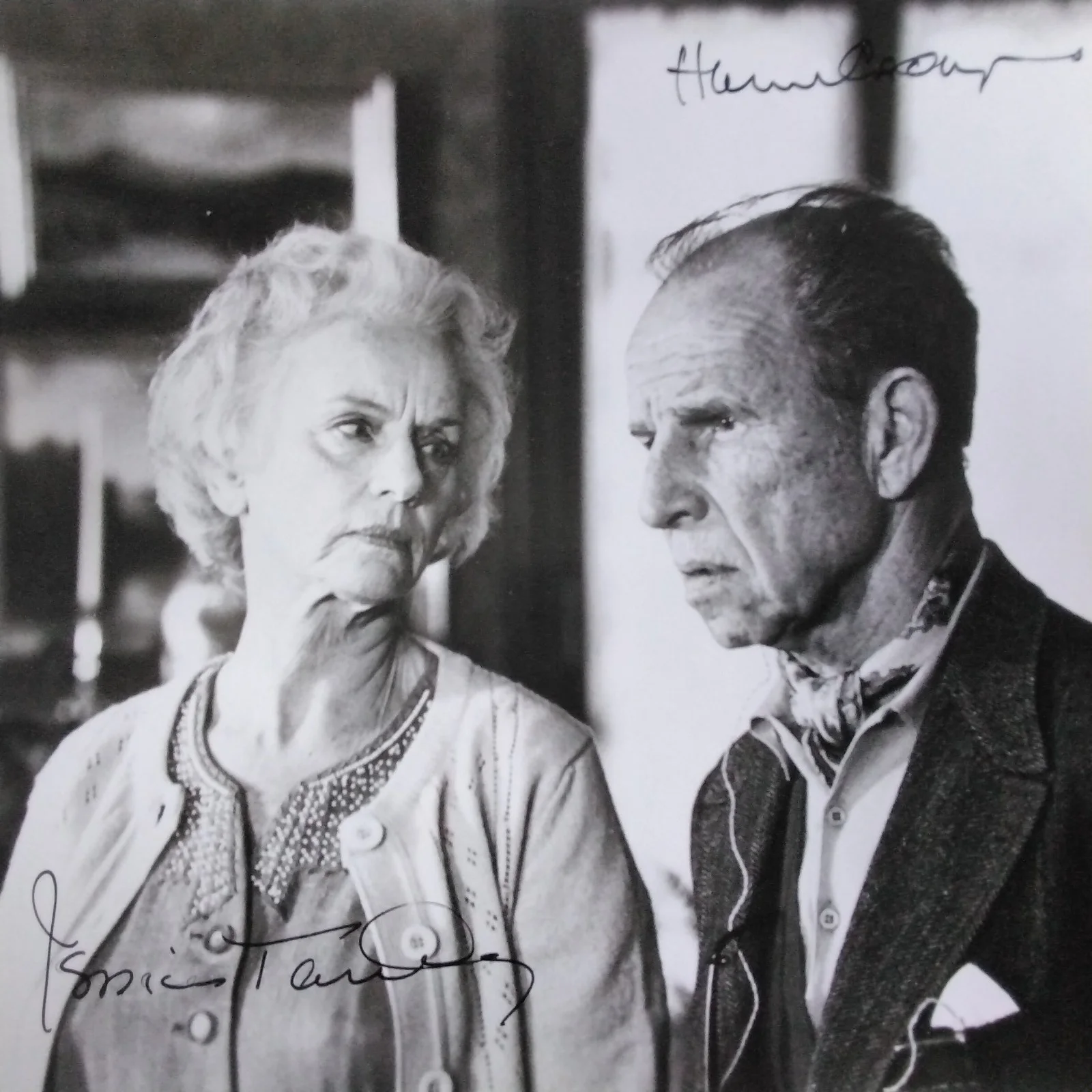 Jessica Tandy & Hume Cronyn SIGNED Photo Cocoon Miss Daisy 13 Films Together, изображение 3