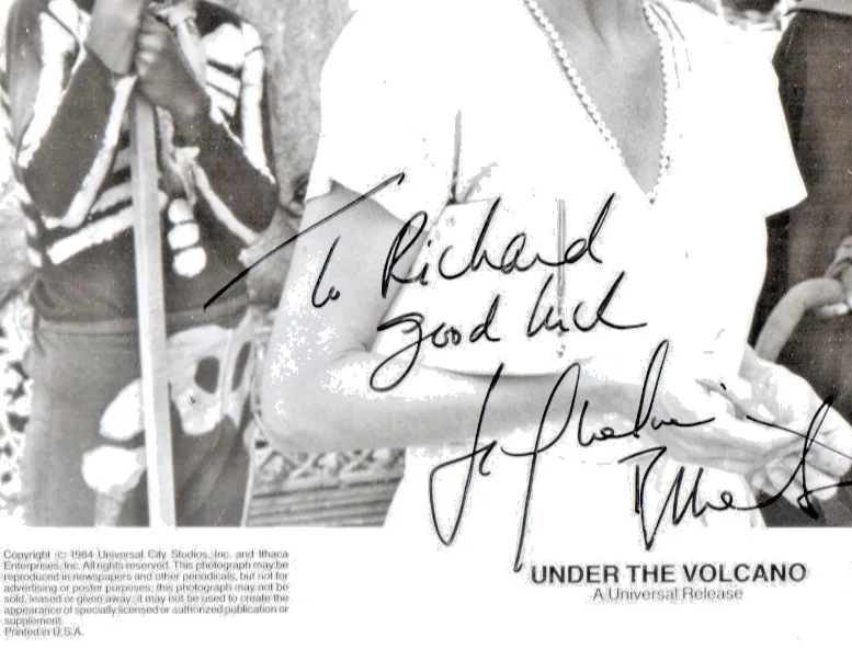 Jacqueline Bisset Autographed Under The Volcano Actress 8x10 inch BW Photo, изображение 2