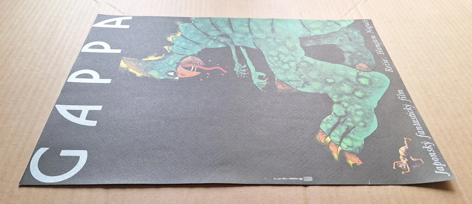 GAPPA, DAIKYOJU GAPPA, ORIGINAL A3 CZECH MOVIE POSTER, VRATISLAV HLAVATY, изображение 2