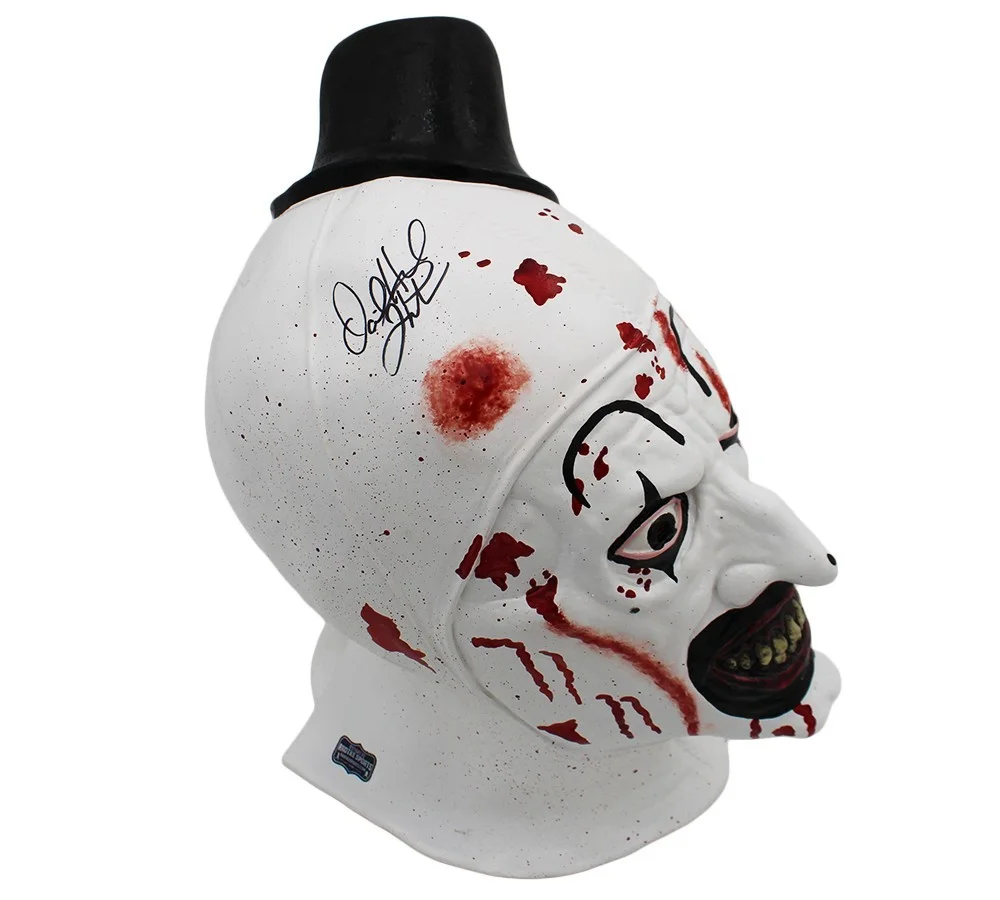 David Thornton — David Thornton Signed Terrifier Art the Clown Latex Mask, image 2