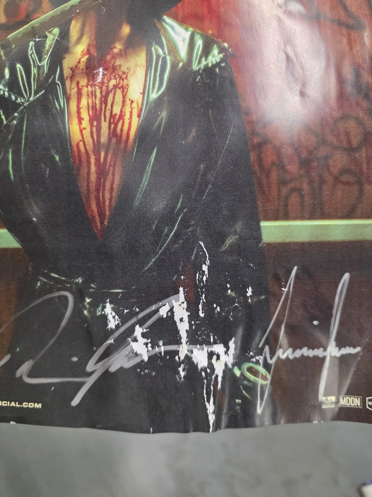 Bad Omens Concrete Forever Original Autographed Music Poster - DAMAGED, изображение 4