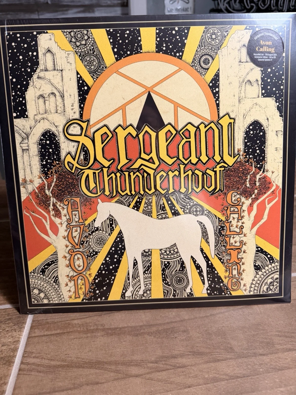 Sergeant Thunderhoof Avon Calling Signed Original Vinyl Record Autographed, image 4