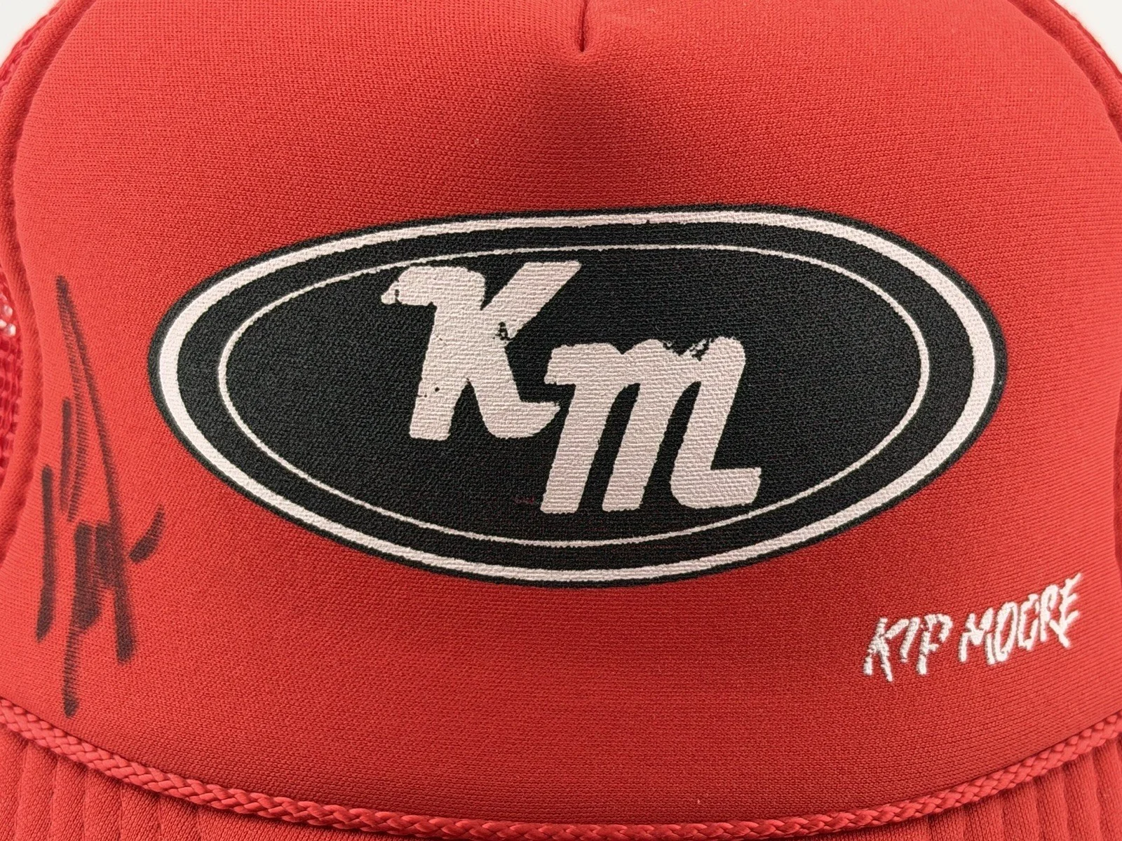 Kip Moore Autographed Cap Red Trucker's Hat Signed, image 4