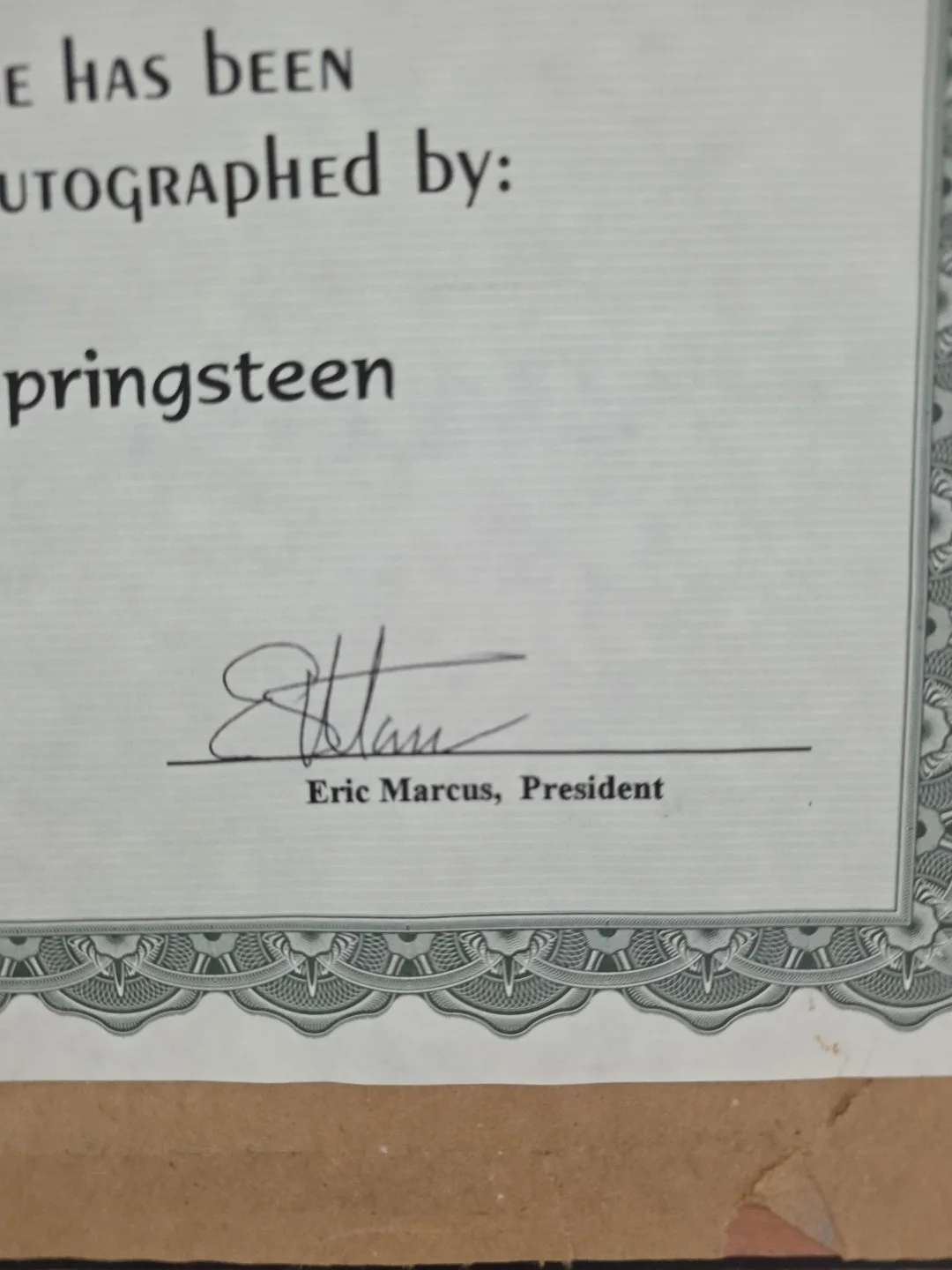 Bruce Springsteen — Bruce Springsteen Born In USA Promo Signed Autograph Photo, изображение 4