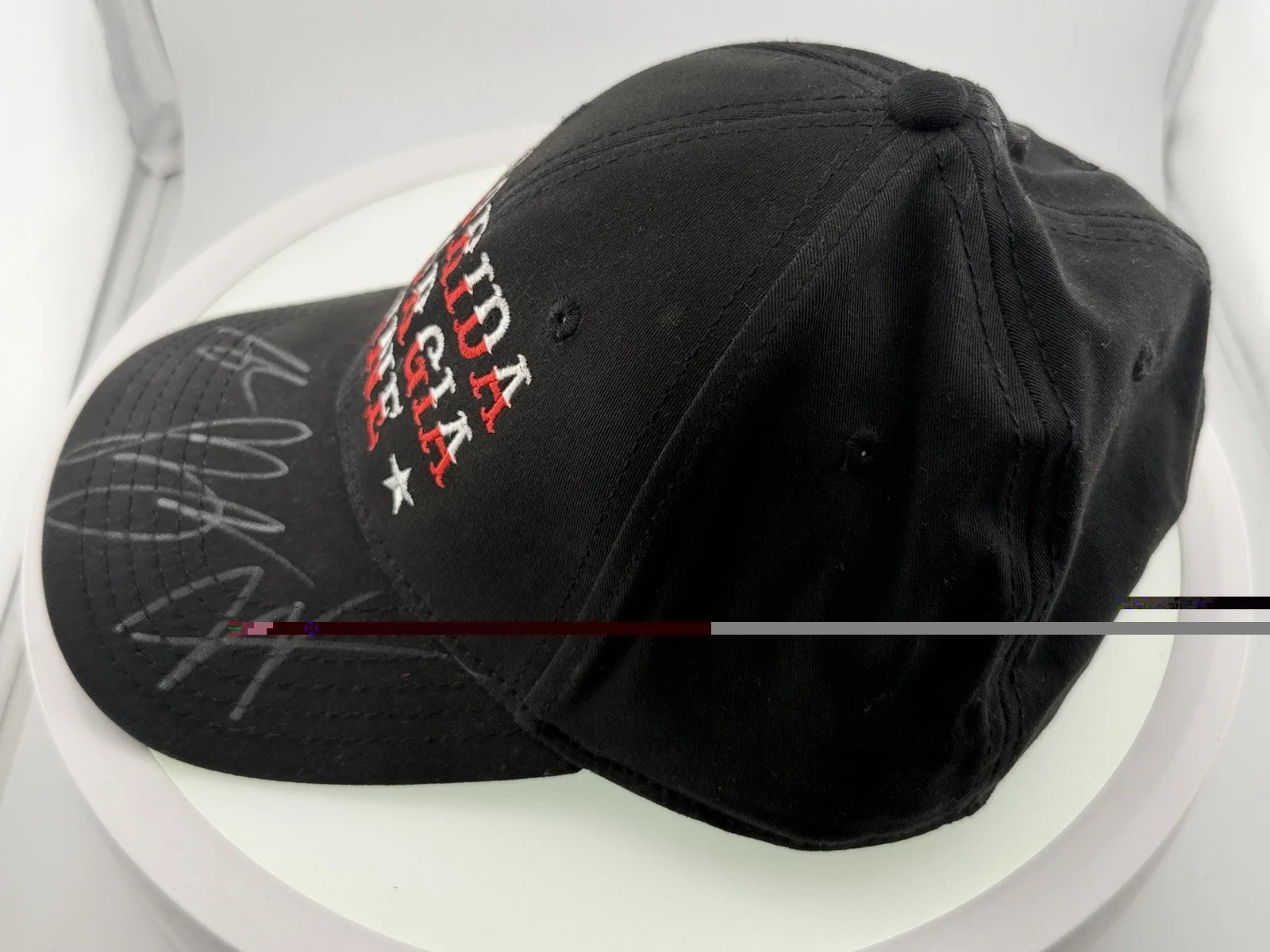 DUAL SIGNED Florida Georgia Line AUTOGRAPH BASEBALL HAT CAP FGL TYLER & BRIAN, image 3