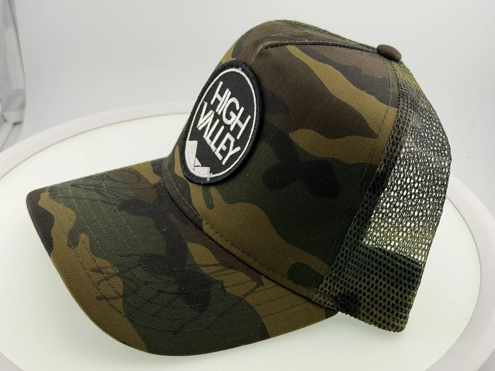 High Valley Dual Signed Autographed Camo Baseball Hat Cap Country Music, image 2