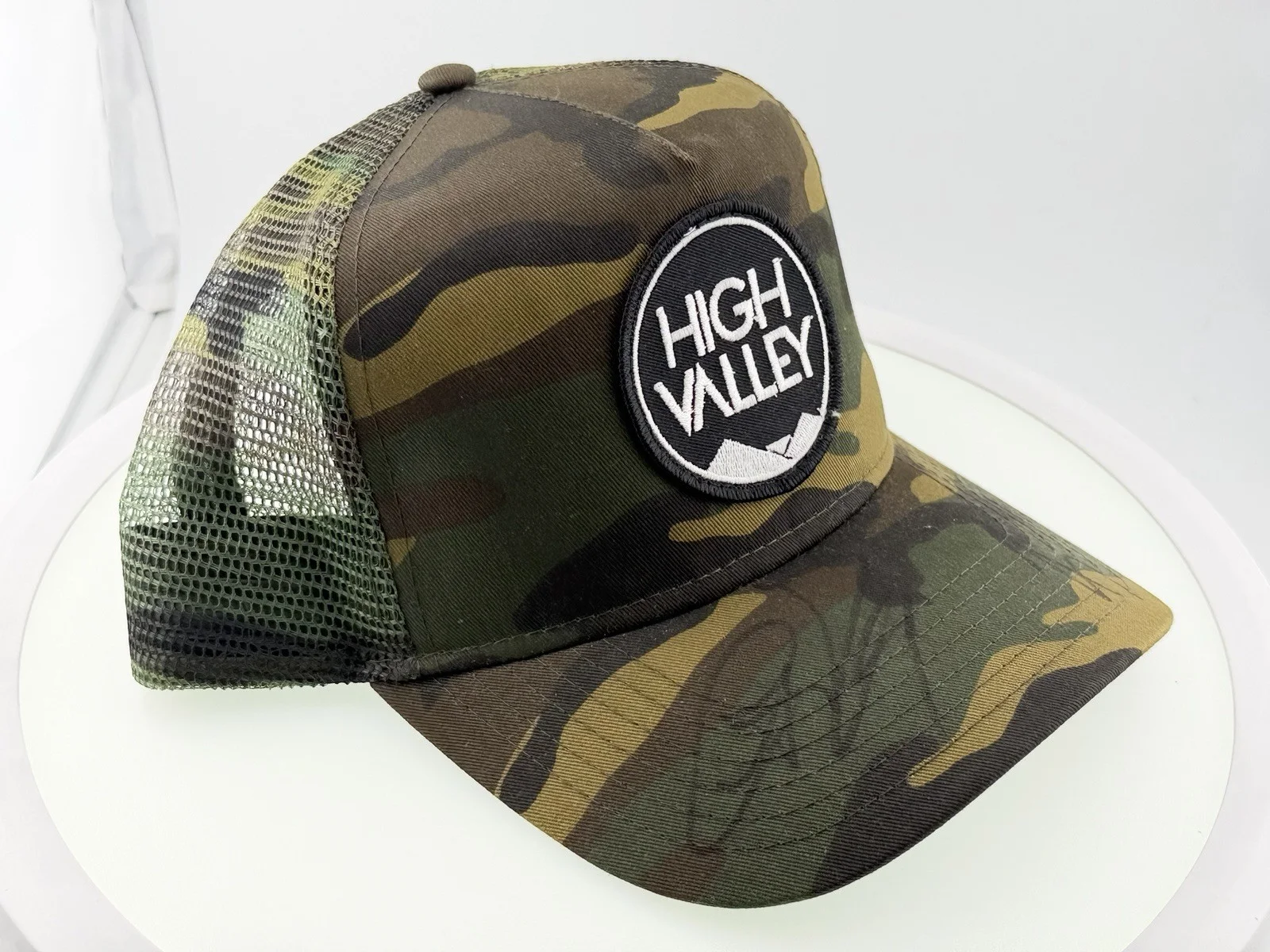High Valley Dual Signed Autographed Camo Baseball Hat Cap Country Music, image 4