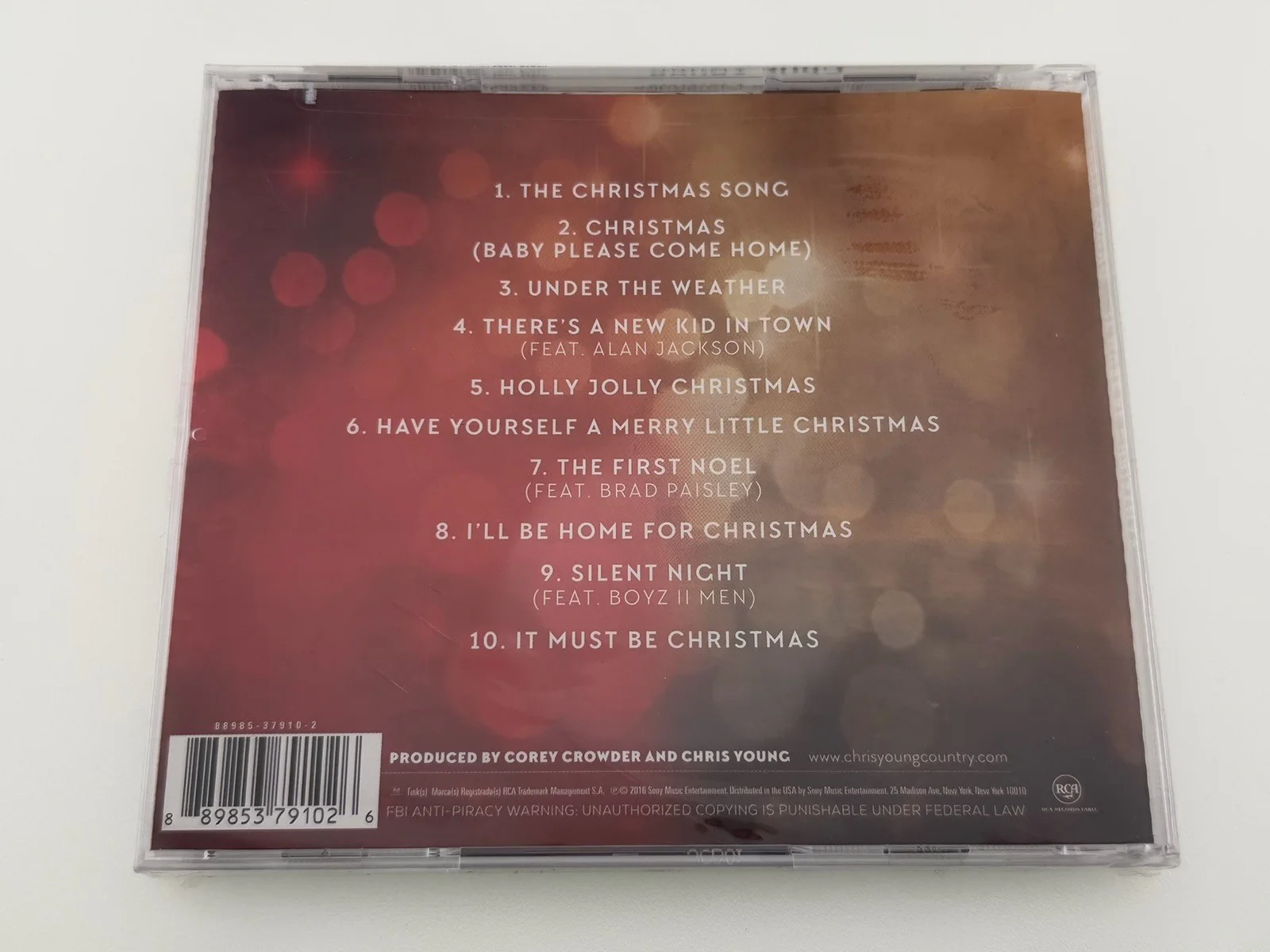 Autographed Chris Young It Must Be Christmas SIGNED CD NEW 2016 SEALED, image 3