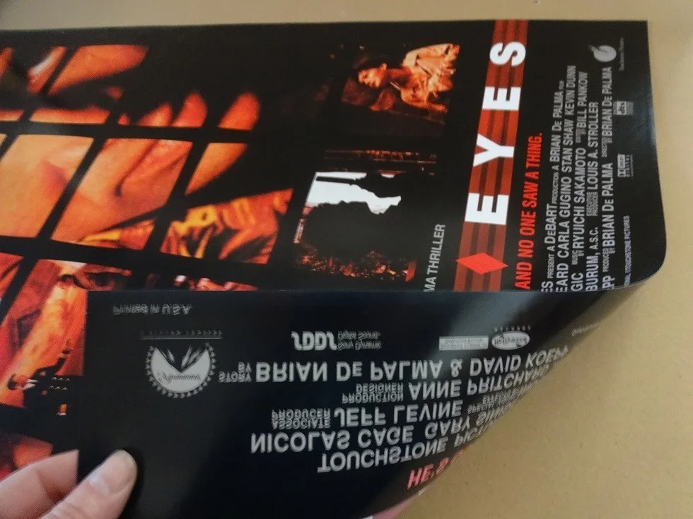Snake Eyes Original 1998 Double Sided Movie Poster Mint 40"x27" Nicolas Cage, image 2