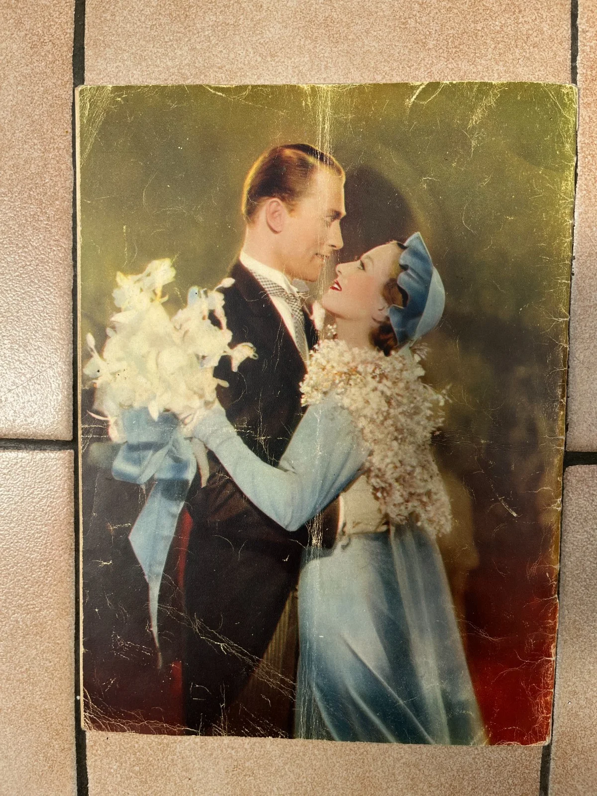 Vintage JOAN CRAWFORD FRANCHOT TONE BRIAN AHERN Italien Mag 1936, изображение 2