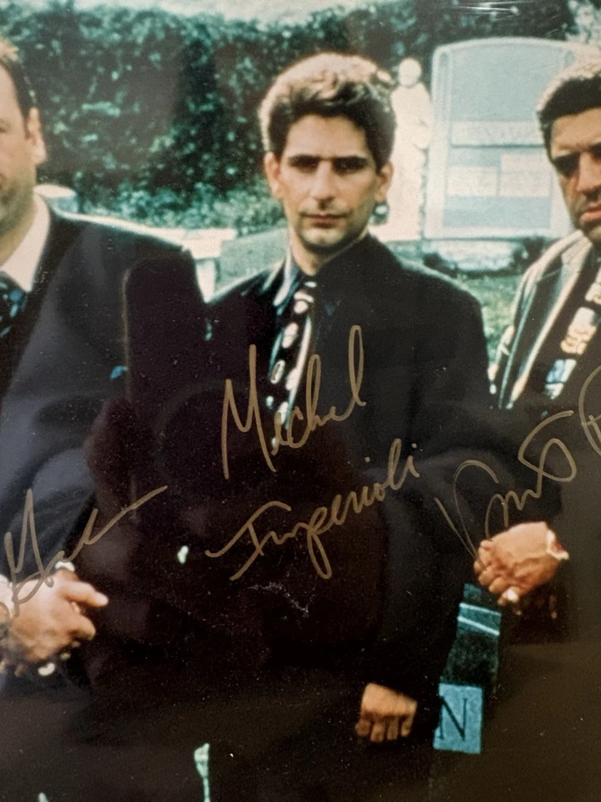James Gandolfini — THE SOPRANOS SIGNED AUTOGRAPHED PICTURE 5 OF 5 W HBO PROMOTION MACARONI W/COA, изображение 4