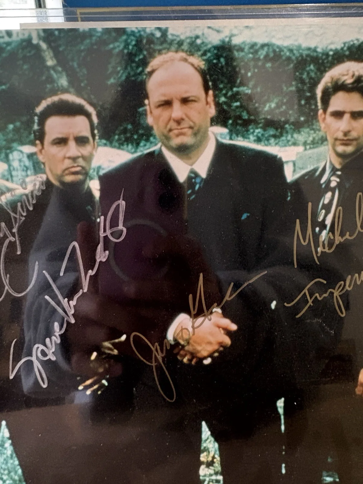 James Gandolfini — THE SOPRANOS SIGNED AUTOGRAPHED PICTURE 5 OF 5 W HBO PROMOTION MACARONI W/COA, изображение 5
