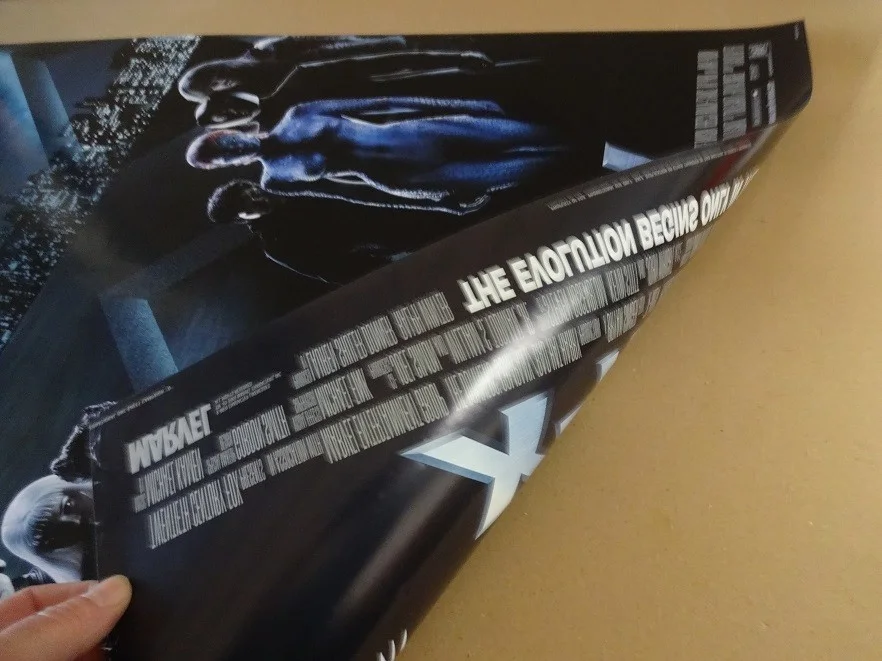 X-Men Double Sided 2000 Movie Poster Mint 40" x 27" Patrick Stewart Hugh Jackman, изображение 2