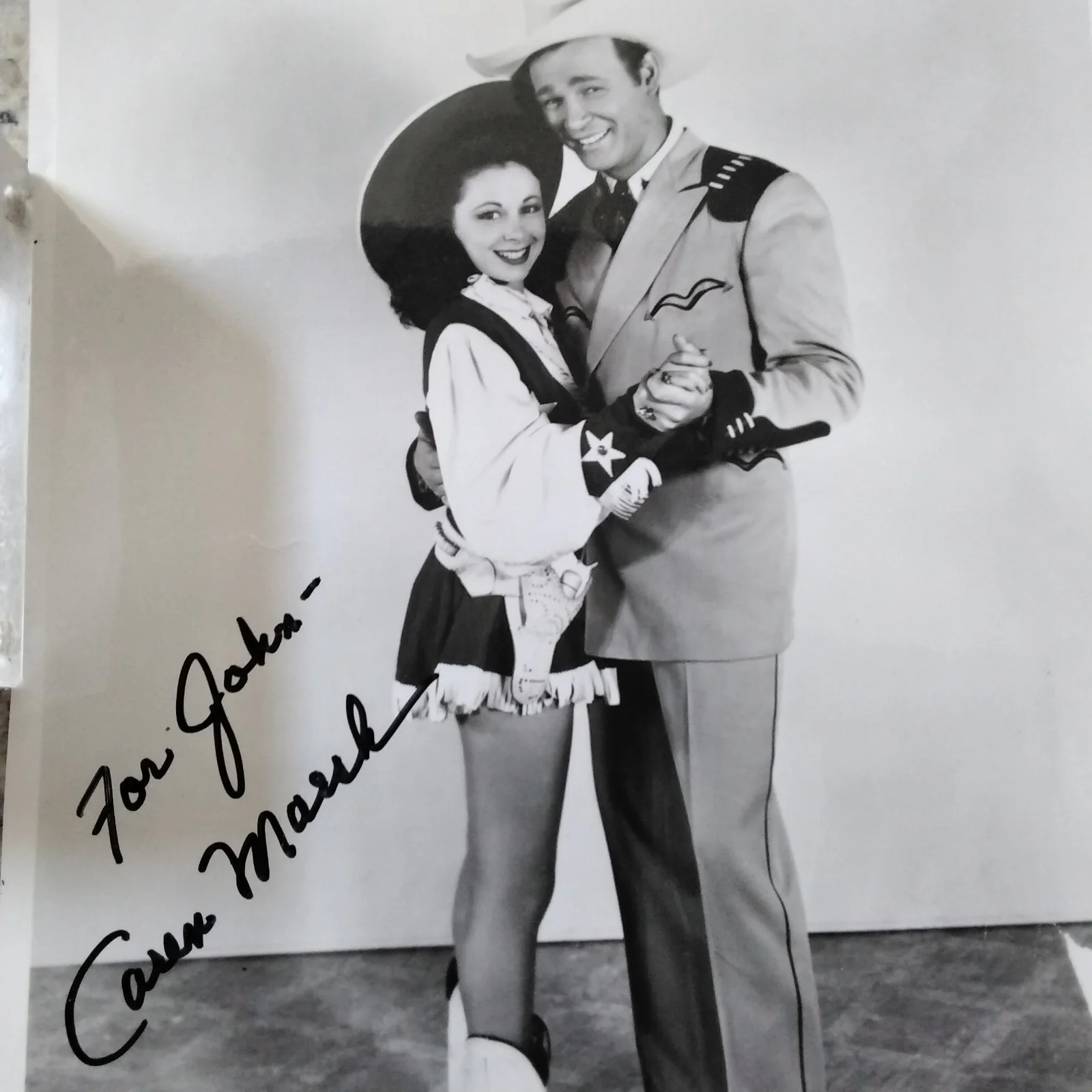 Caren Marsh SIGNED Photo Actress StandIn Judy Garland Wizard of Oz Roy Rogers, изображение 3