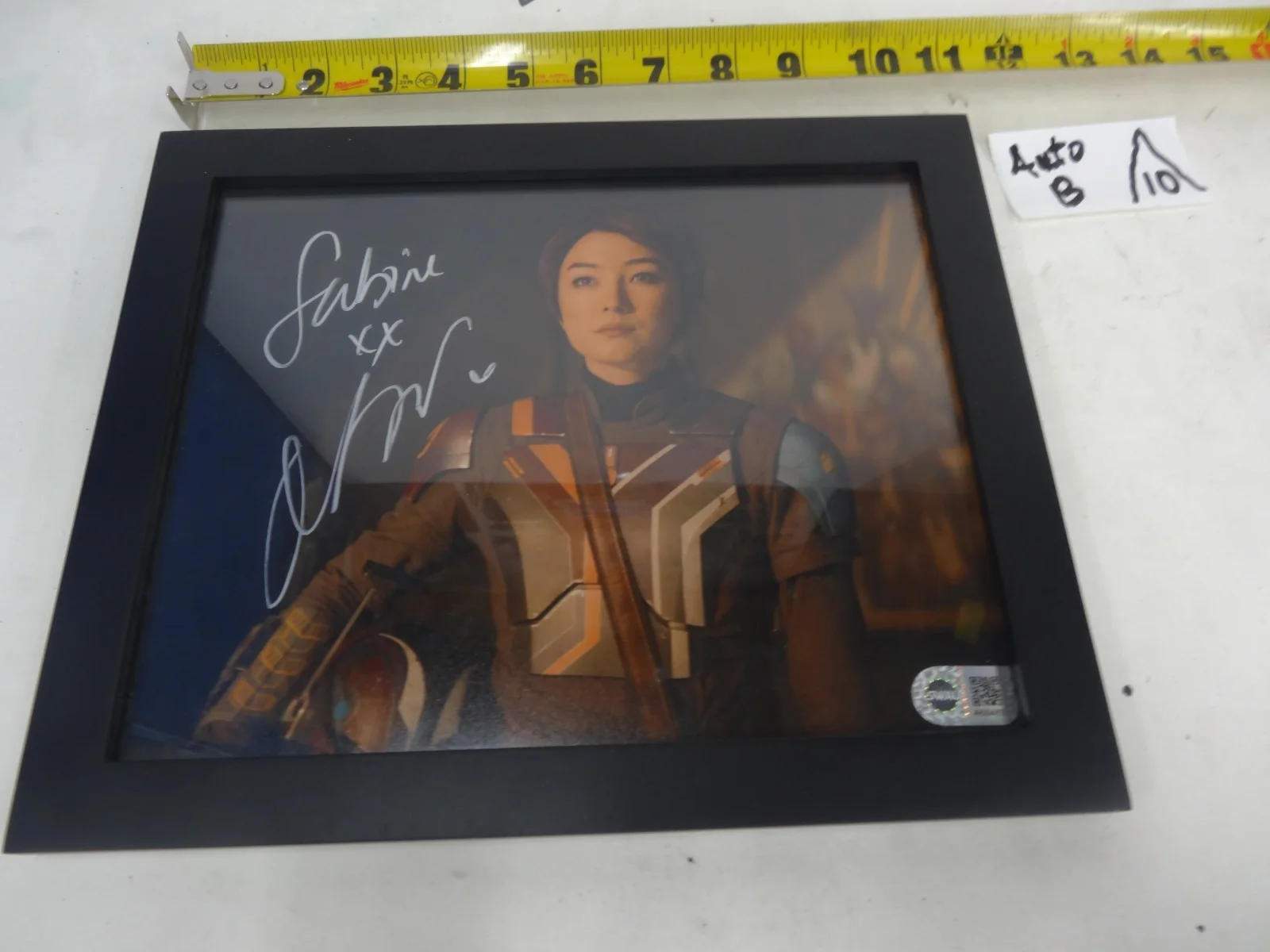 Natasha Liu Bordizzo — Natasha Liu Bordizzo Sabine Wren Ahsoka Star Wars 8 x 10 signed autograph SWAU