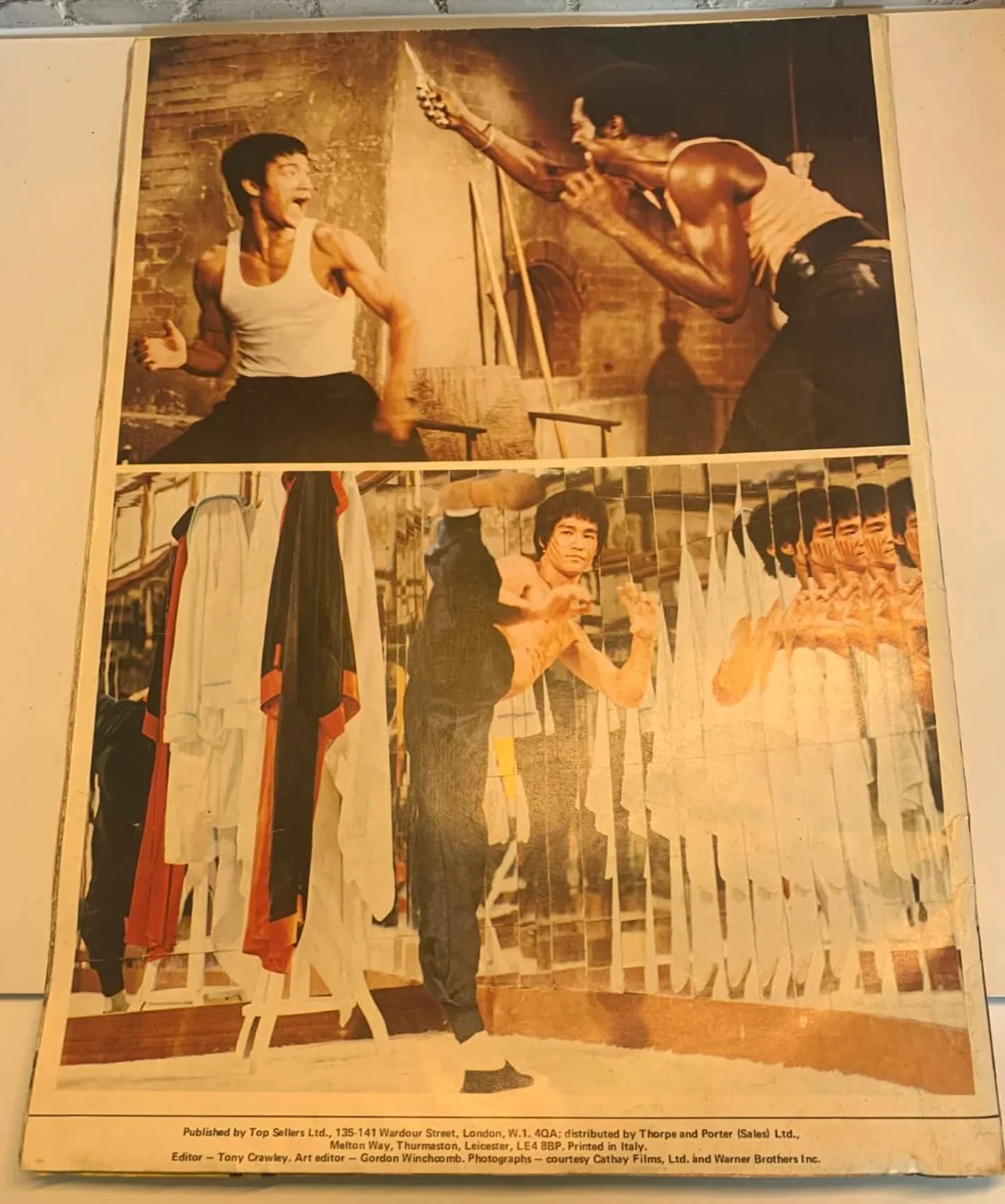 BRUCE LEE Kung-Fu Magazine 2ft x 3ft POSTER PULLOUT PINUP 1970s Chuck Norris, изображение 3