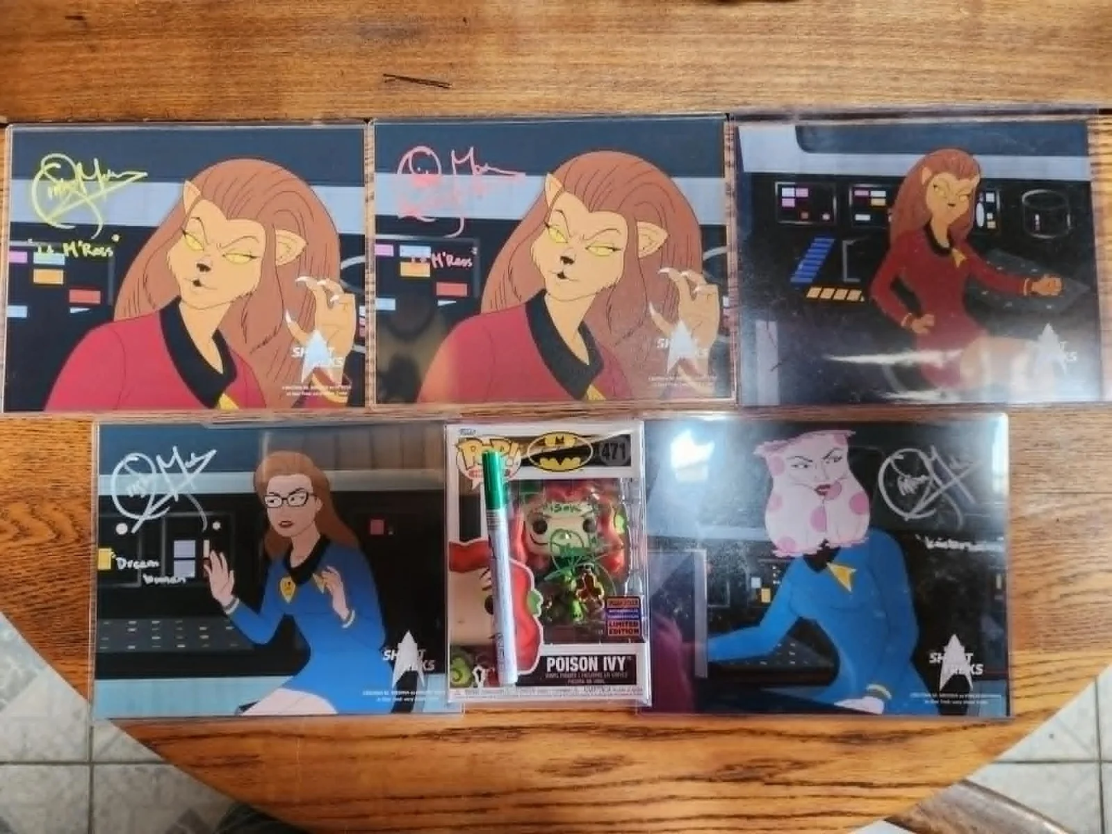 Cristina M. Medina — RARE Cristina M. Medina Animated Star Trek Signed M'Ress 8x10 Photo Autograph, изображение 2