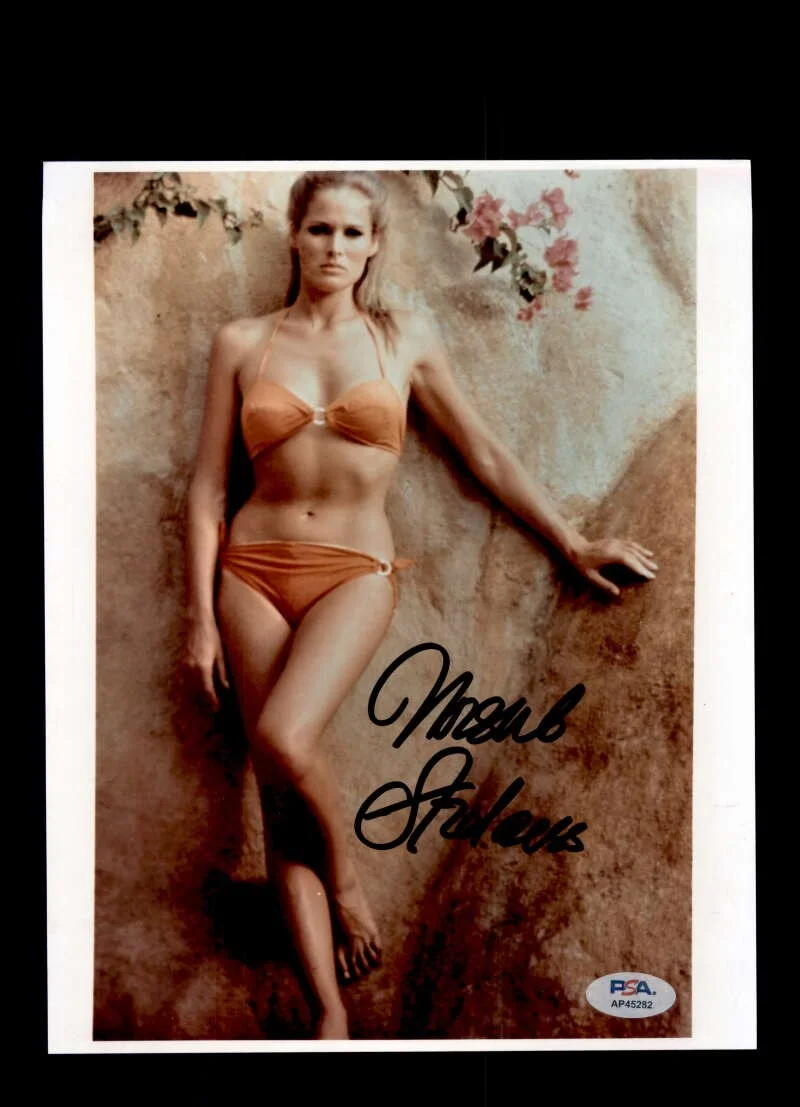 Ursula Andress — Ursula Andress PSA DNA Autographed 8x10 Photograph Signed