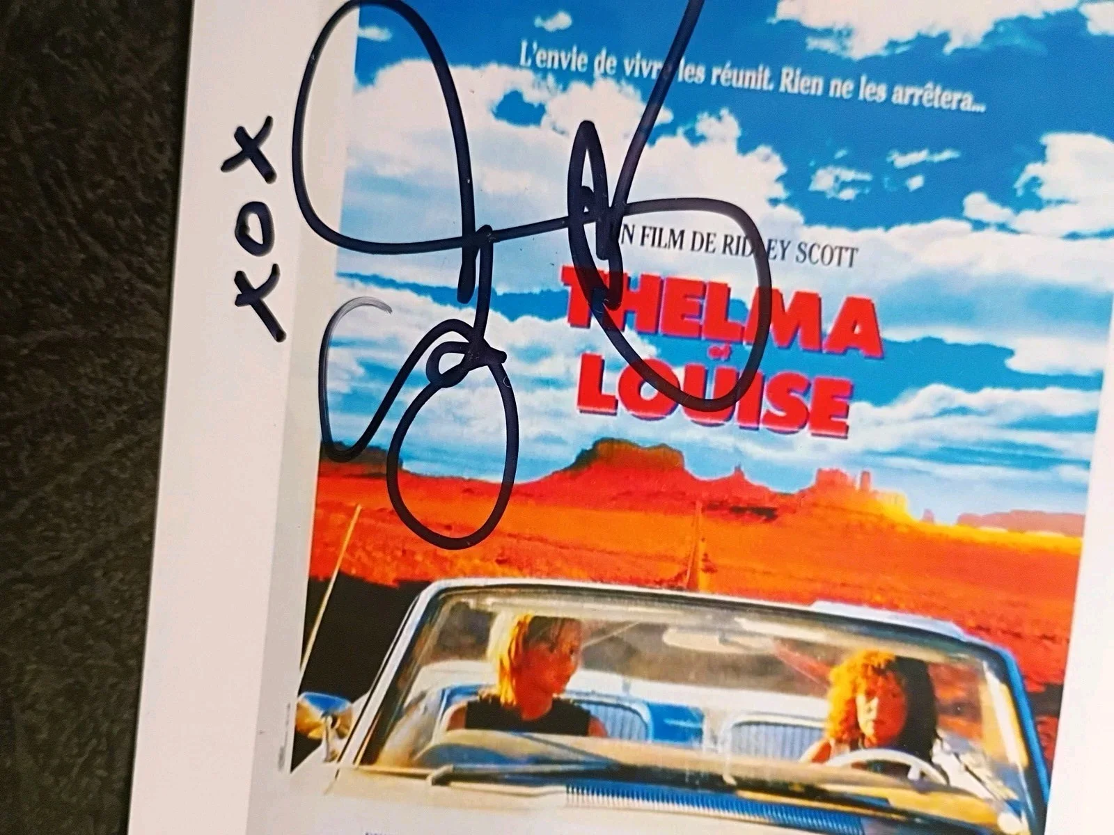 SUSAN SARANDON — SUSAN SARANDON Authentic Hand Signed Autograph 4X4 Photo - THELMA & LOUISE, image 2