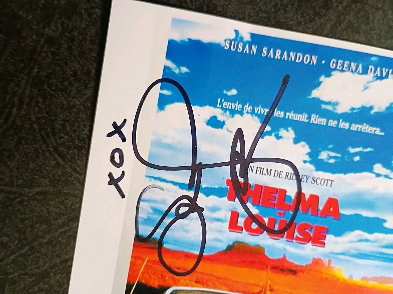 SUSAN SARANDON — SUSAN SARANDON Authentic Hand Signed Autograph 4X4 Photo - THELMA & LOUISE, image 3