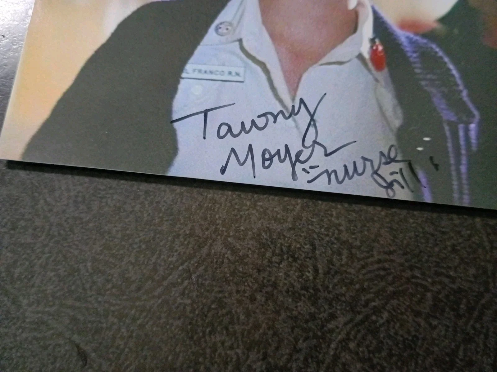 TAWNY MOYER As NURSE JILL — TAWNY MOYER As NURSE JILL Hand Signed Autograph 4X6 Photo -- HALLOWEEN II, изображение 2