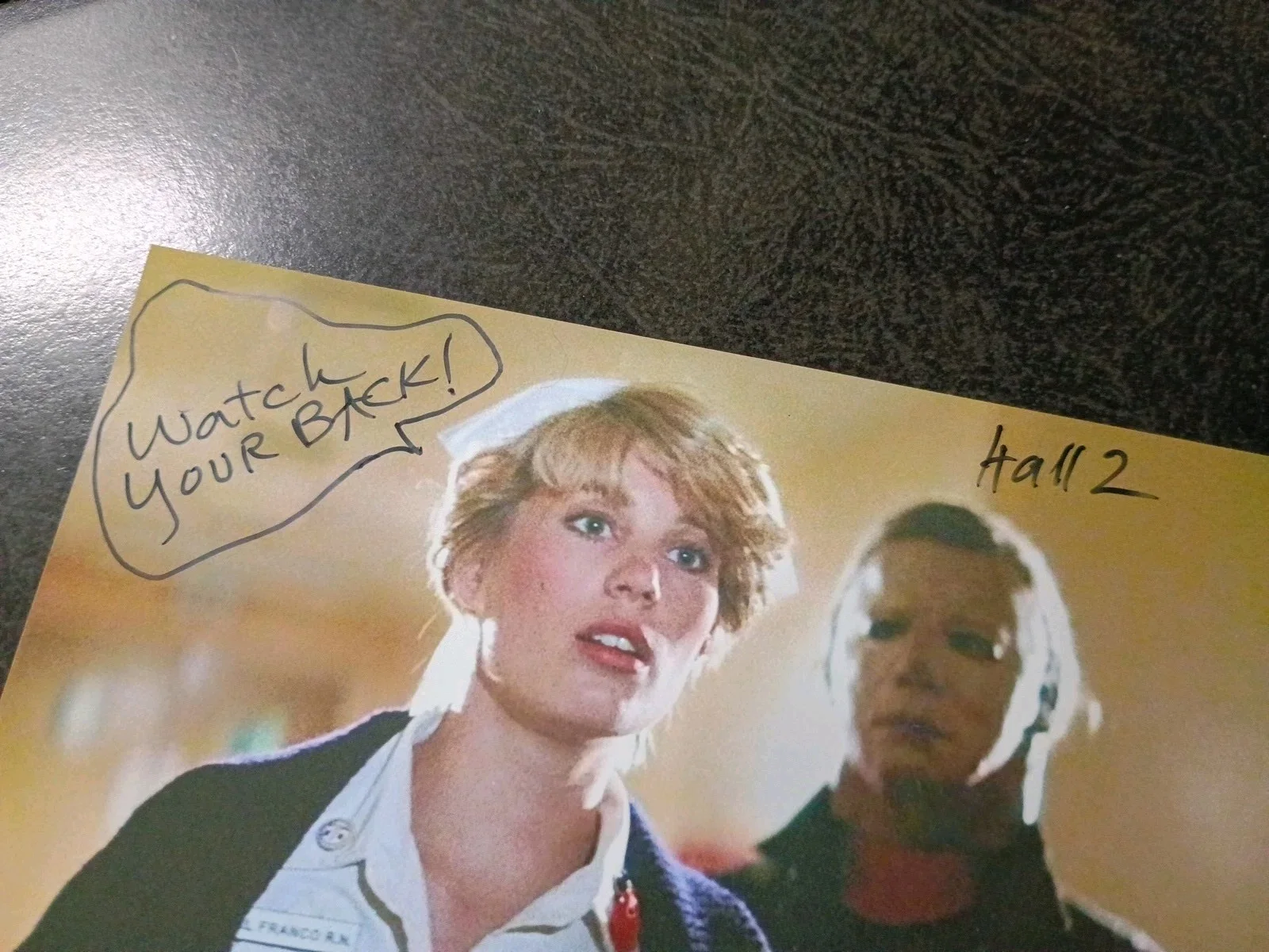TAWNY MOYER As NURSE JILL — TAWNY MOYER As NURSE JILL Hand Signed Autograph 4X6 Photo -- HALLOWEEN II, изображение 3