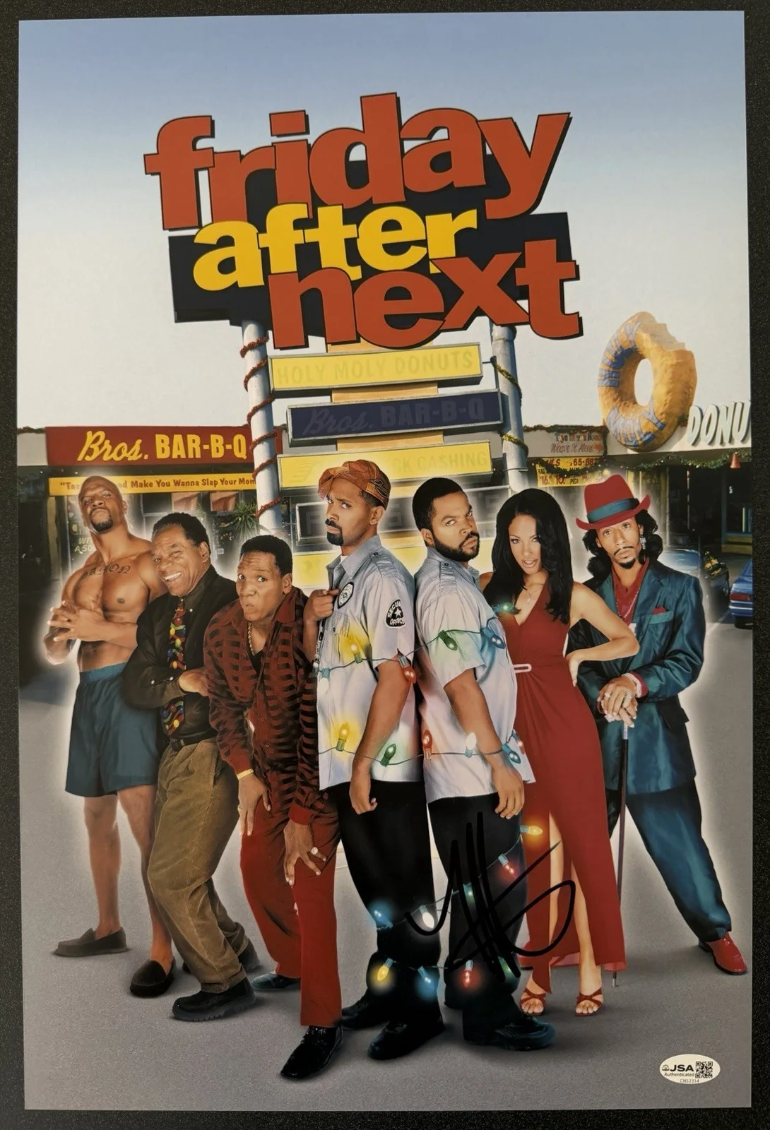 MIKE EPPS SIGNED *FRIDAY AFTER NEXT* 12X18 MOVIE POSTER “DAY-DAY” COMEDY JSA COA, изображение 2