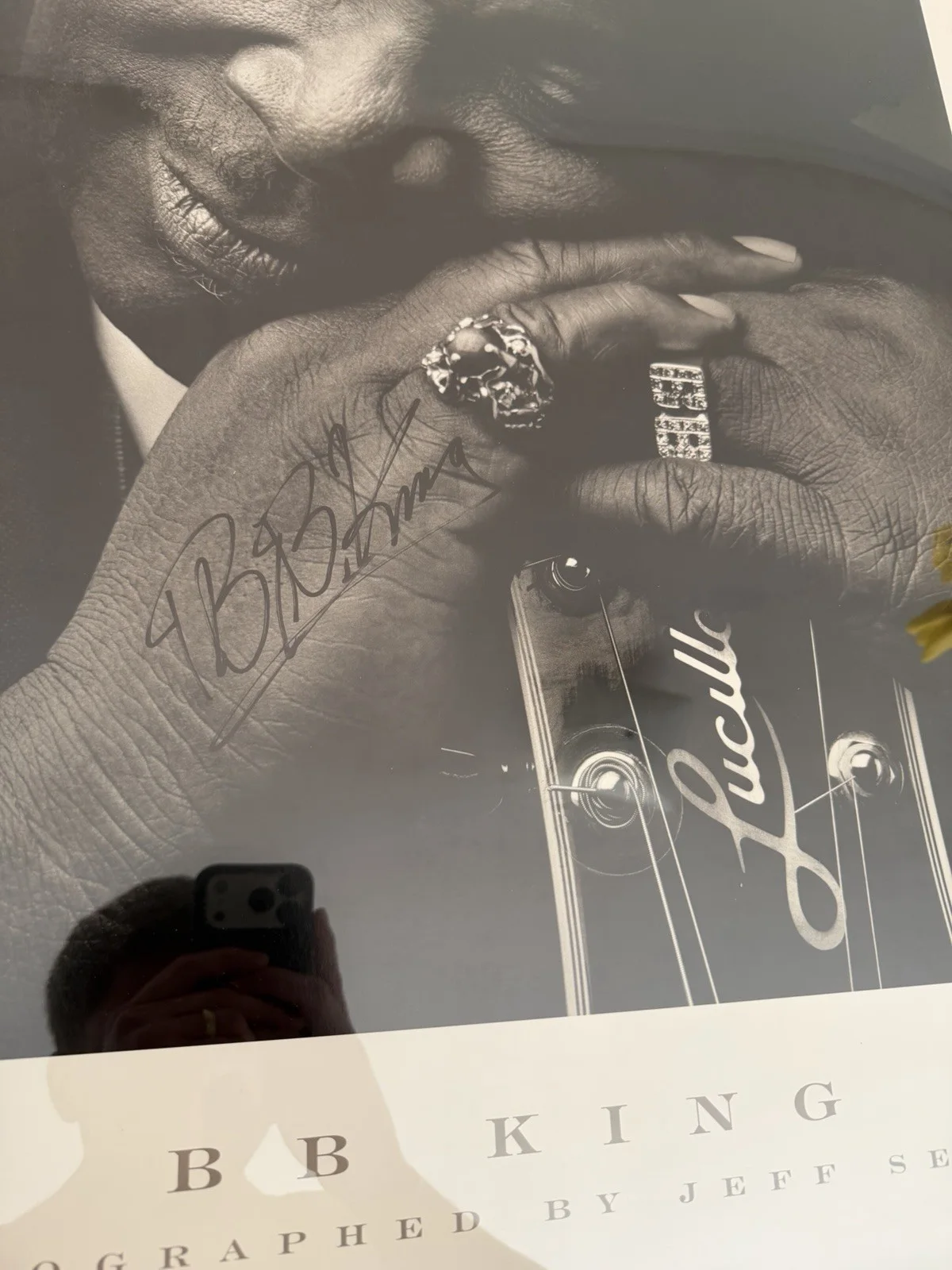 B.B. King Signed & Framed Jeff Sedlik Photograph – JSA Authenticated/Certified, image 2