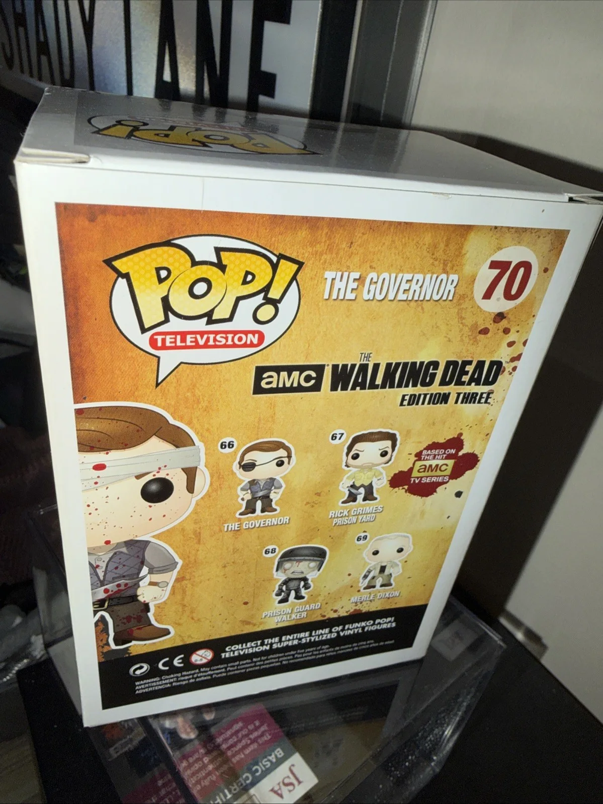 David Morrisey — David Morrissey Signed Governor Funko Pop JSA Coa Walking Dead W Inscription, image 4