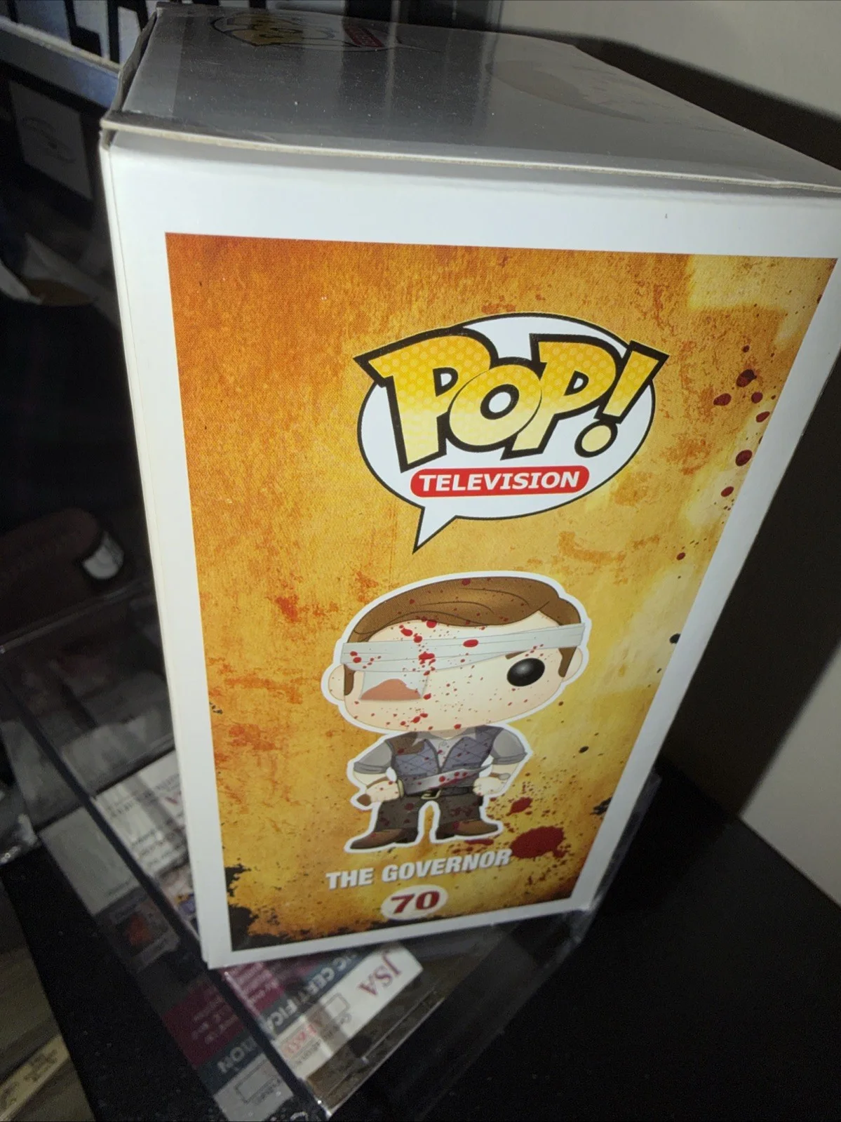 David Morrisey — David Morrissey Signed Governor Funko Pop JSA Coa Walking Dead W Inscription, image 5