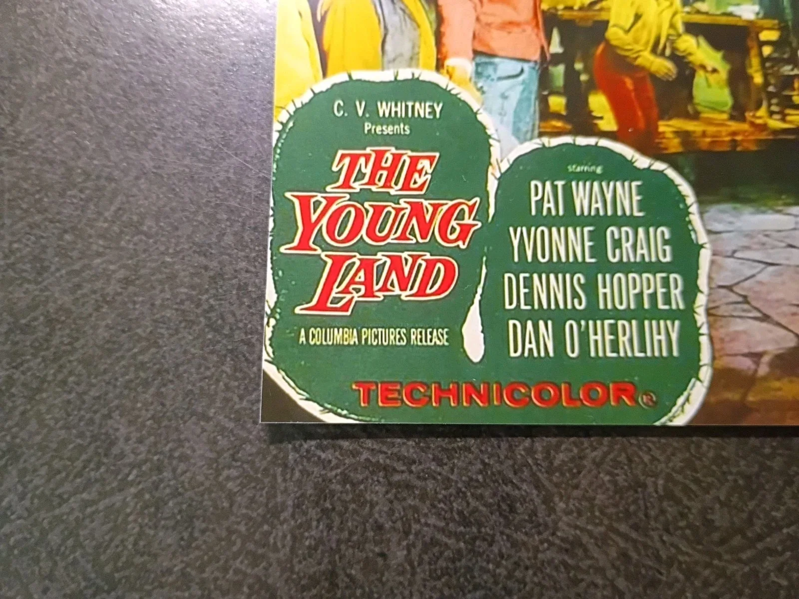 KONNAN — PATRICK WAYNE Hand Signed Autograph 4X6 Photo DAD IS JOHN WAYNE - THE YOUNG LAND, изображение 3
