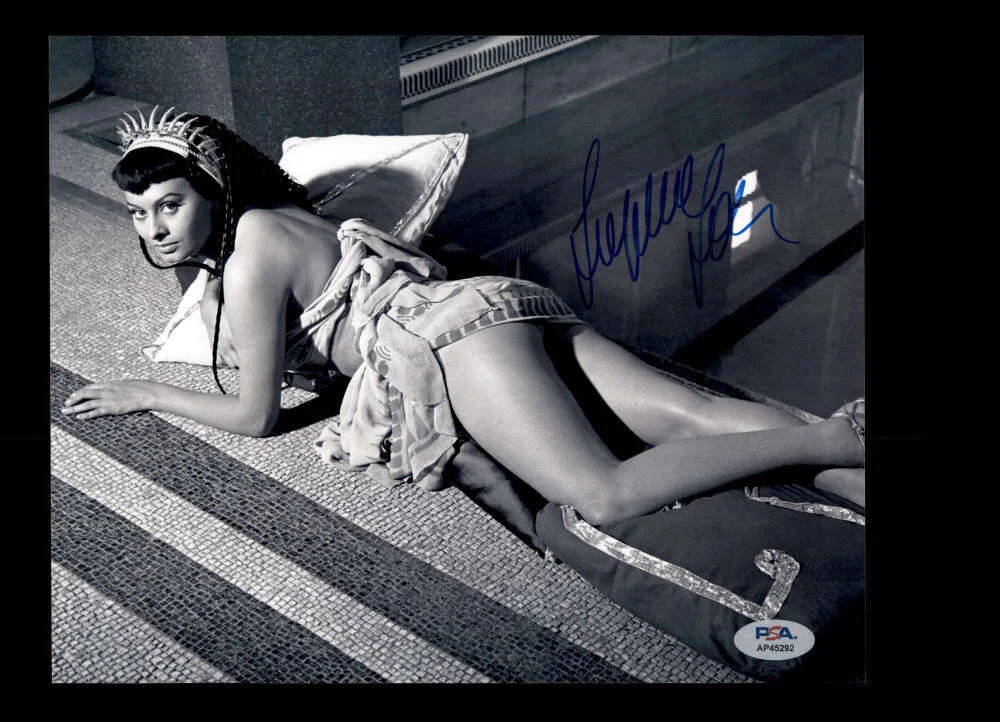 Sophia Loren — Sophia Loren PSA DNA Signed 8x10 Photo Autograph