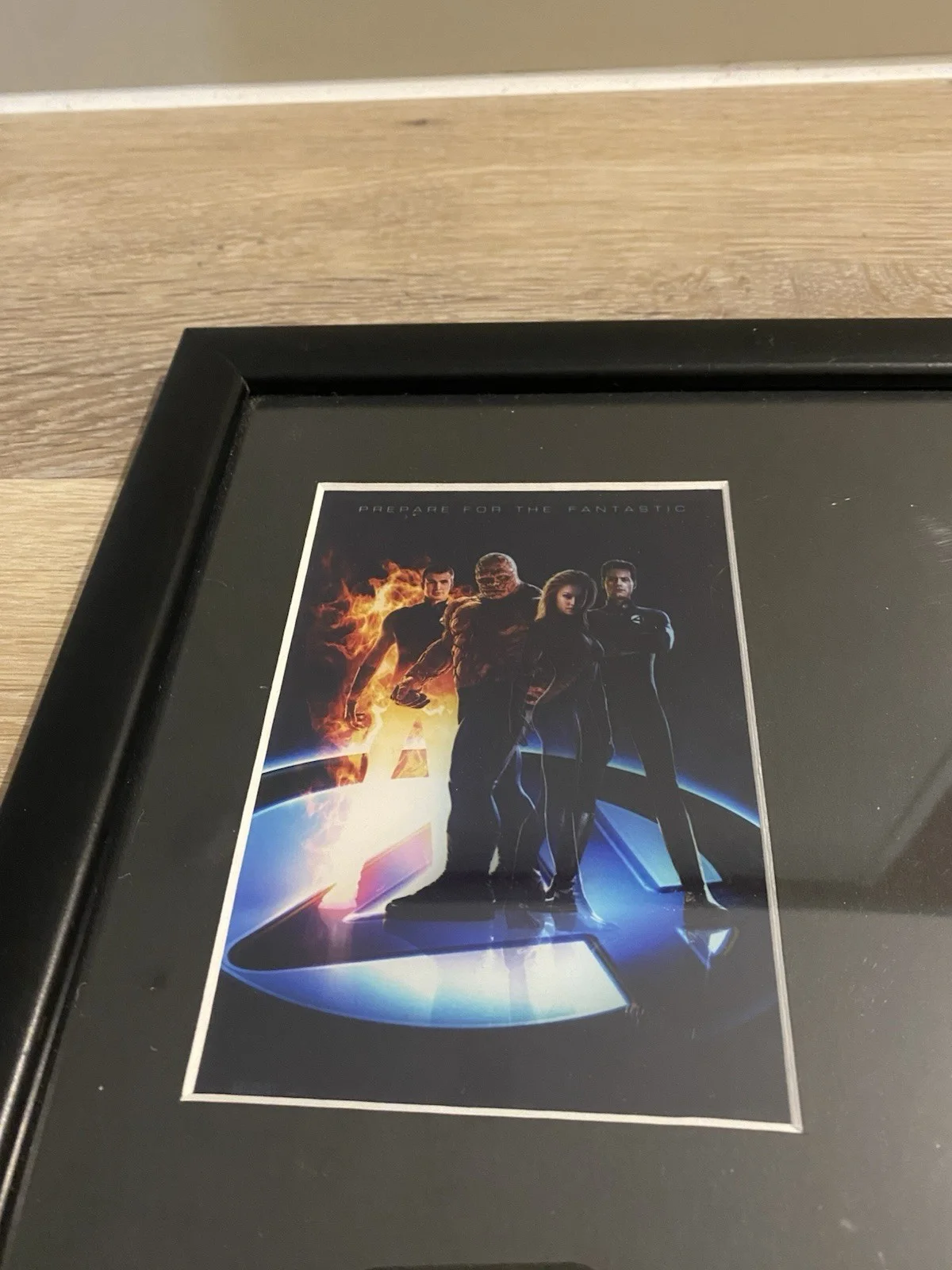 Fantastic Four Framed Photo with Film cell. Certificate. COA, image 3