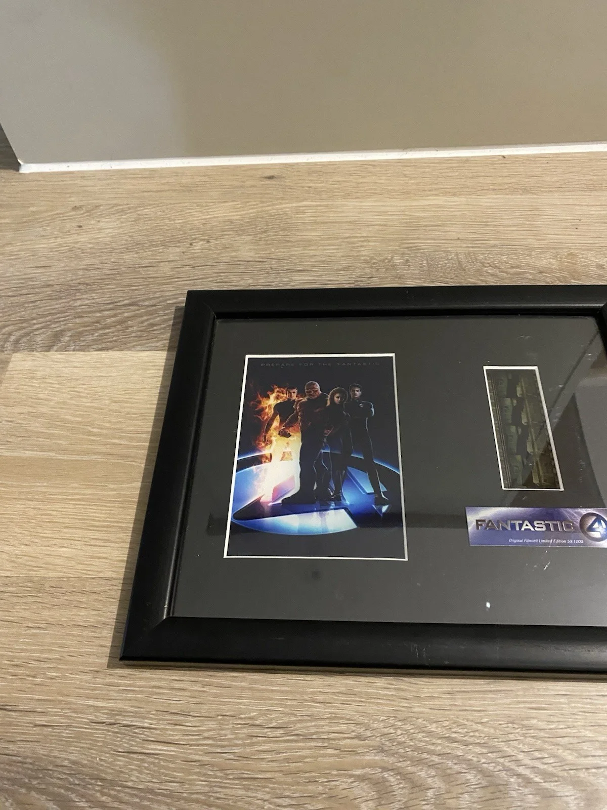 Fantastic Four Framed Photo with Film cell. Certificate. COA, image 5