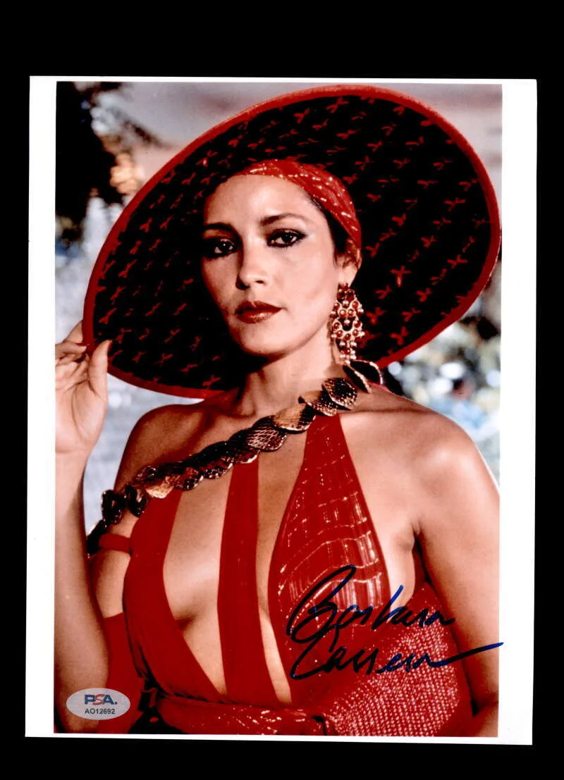 Barbara Carrera — Barbara Carrera PSA DNA Signed 8x10 Photo James Bond Autographed