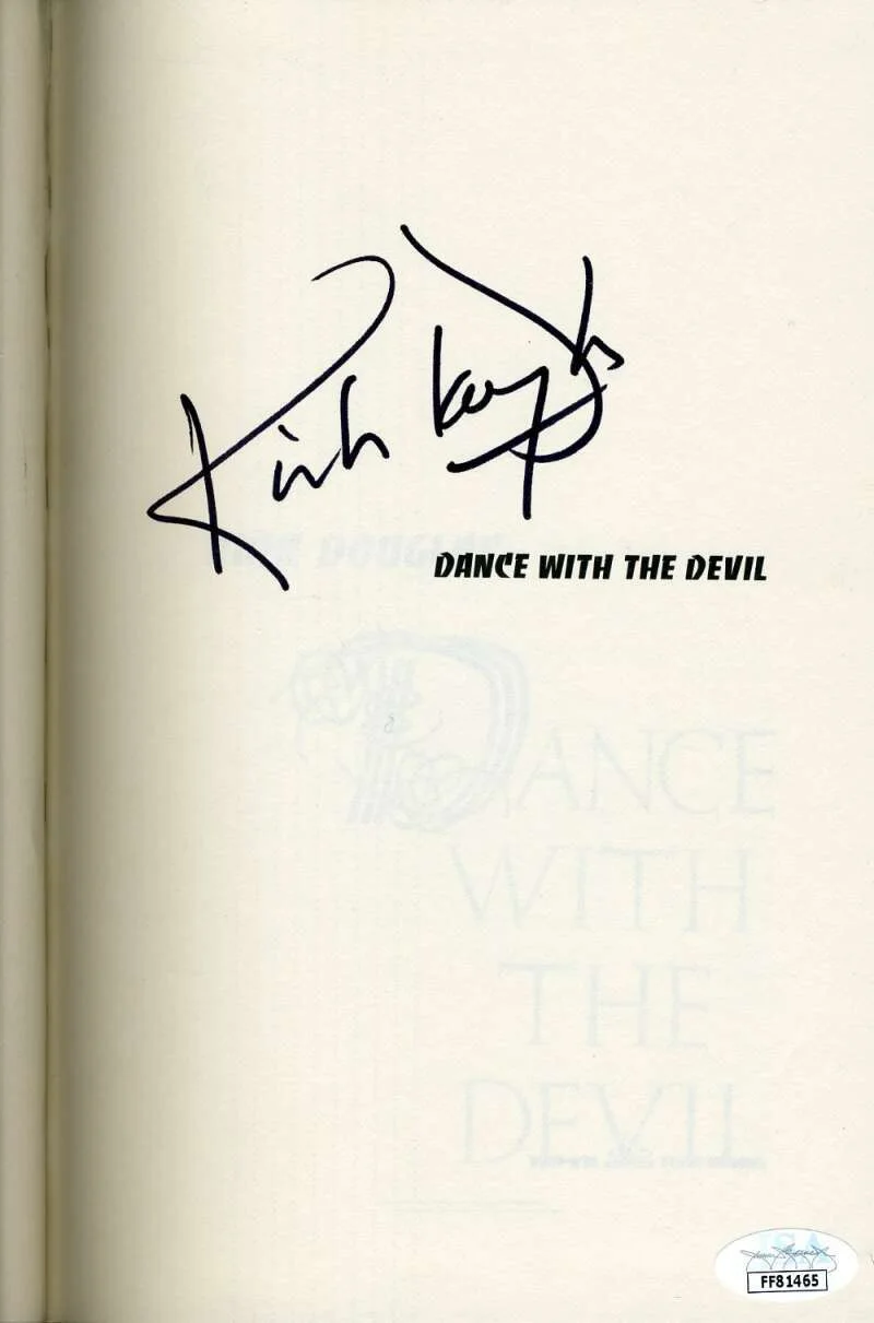 Kirk Douglas — Kirk Douglas JSA Coa Signed Dance With The Devil Book Autograph, image 2
