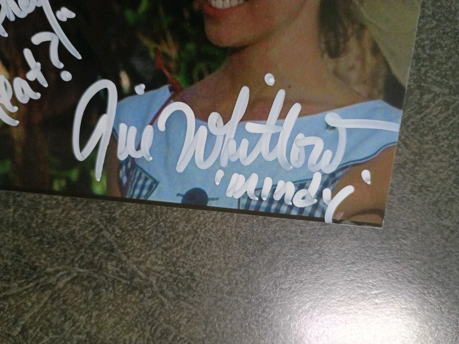 JILL WHITLOW As MINDY — JILL WHITLOW As MINDY Hand Signed Autograph 4X6 Photo -- ACTRESS - PORKY'S, изображение 2