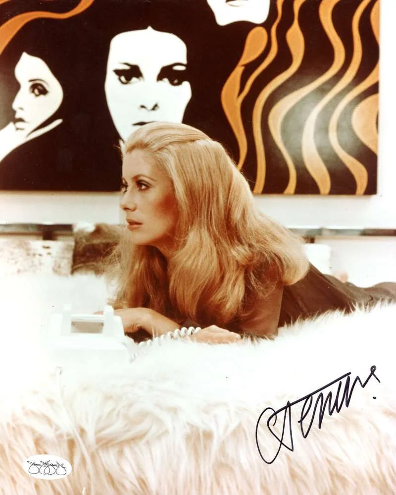 Catherine Deneuve — Catherine Deneuve JSA Cert Sticker Autographed 8x10 Photo Signed
