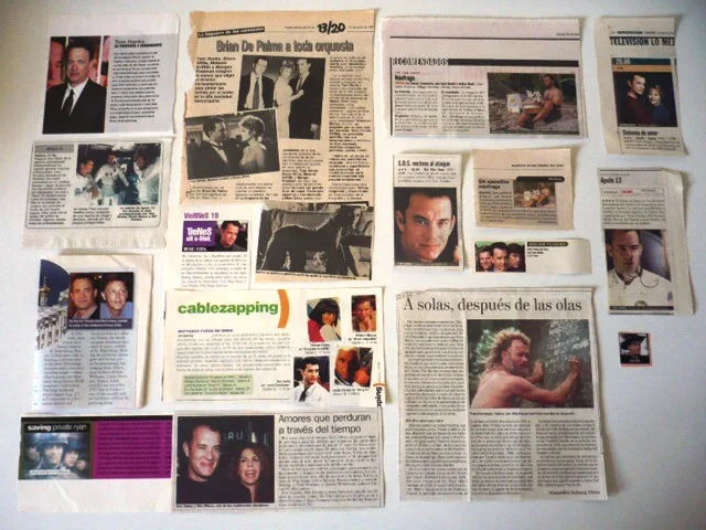 Tom Hanks - Lot of 45 Original Magazine Clippings Cuttings Argentina, изображение 5