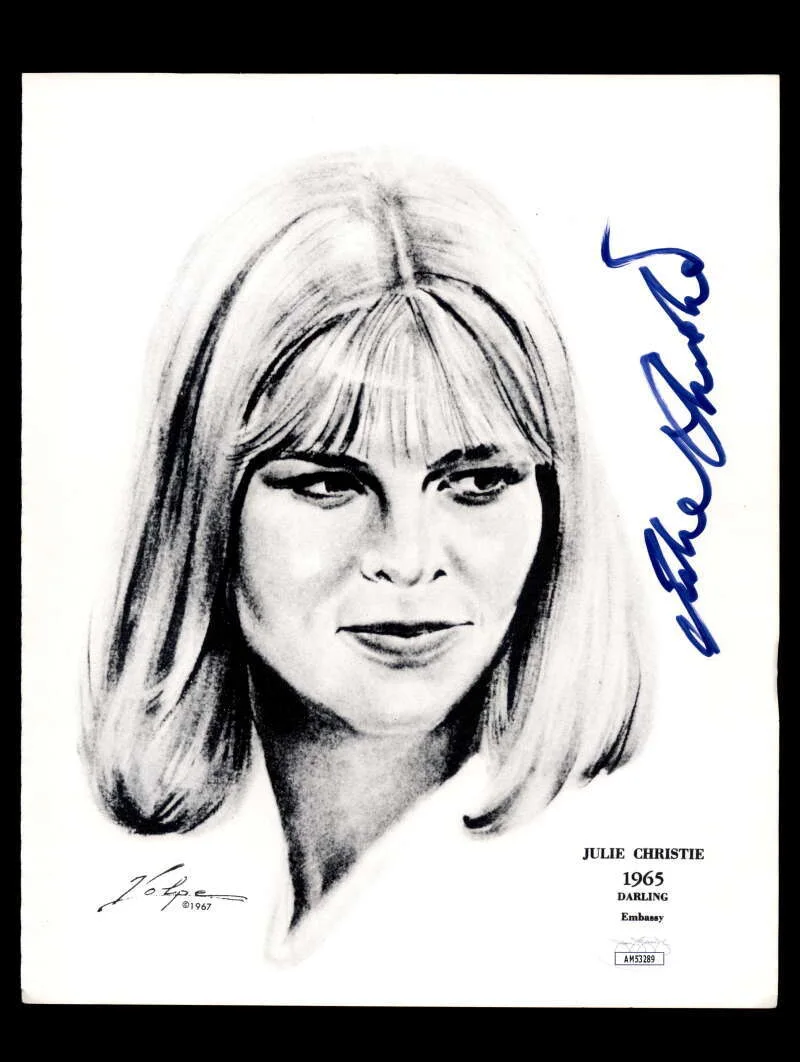 Julie Christie — Julie Christie JSA Coa Signed 8x10 Volpe Litho Photo Autograph