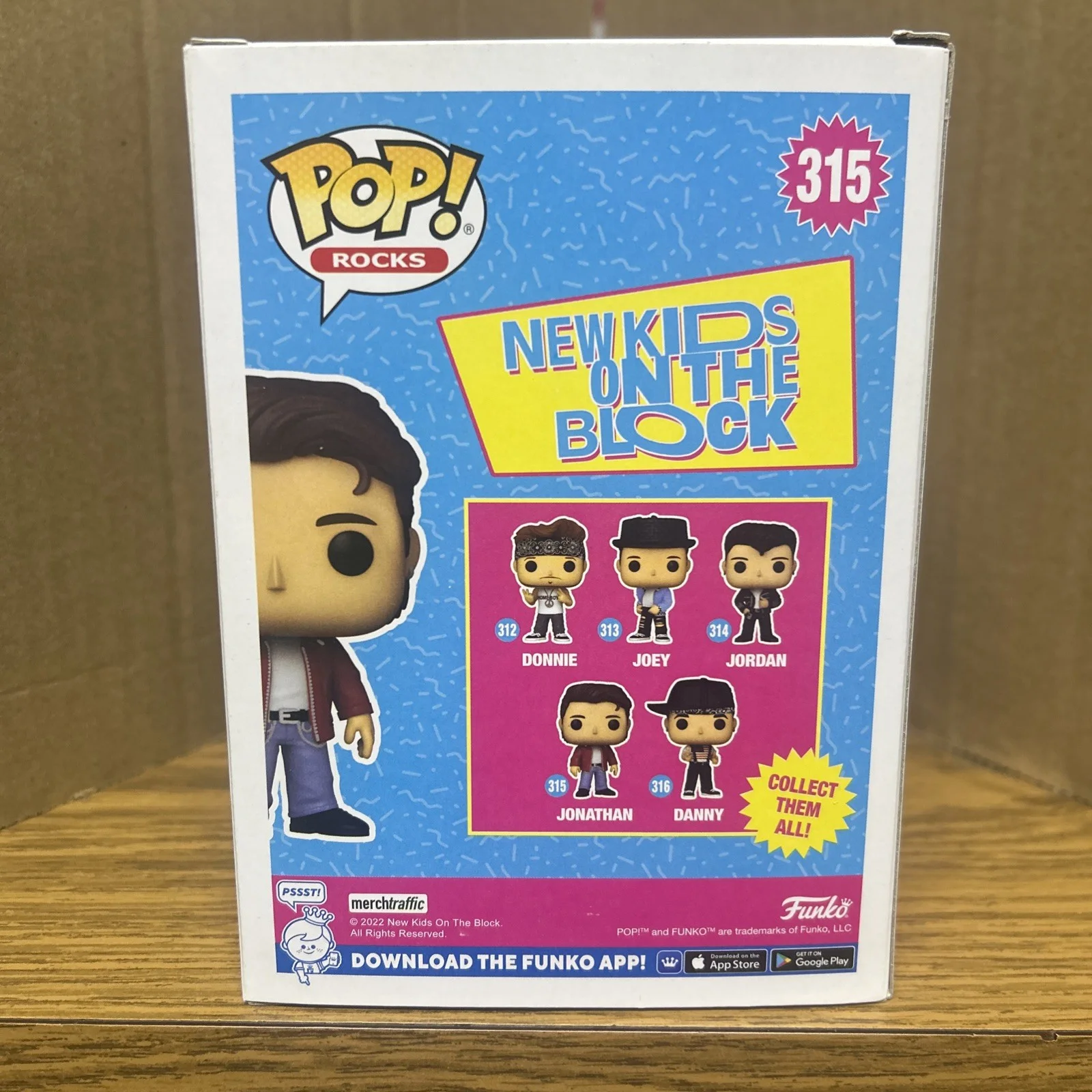 JONATHAN KNIGHT NEW KIDS NKOTB 315 SIGNED AUTOGRAPHED FUNKO POP-BAS COA BECKETT, image 3