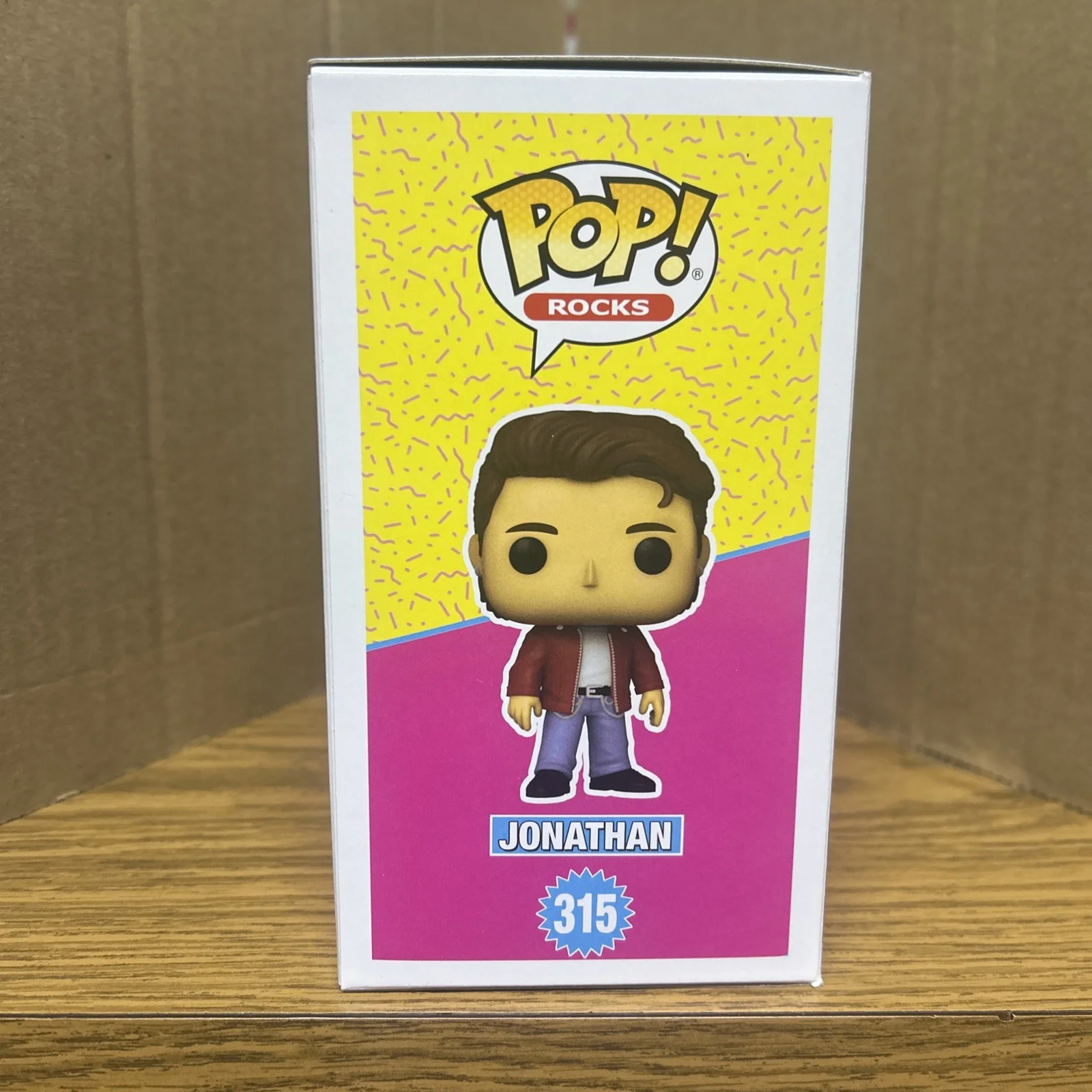 JONATHAN KNIGHT NEW KIDS NKOTB 315 SIGNED AUTOGRAPHED FUNKO POP-BAS COA BECKETT, image 4