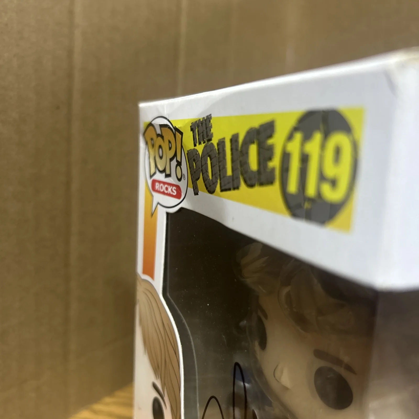 Stewart Copeland The Police #119 Funko Pop Autograph Beckett COA (Box Damage), изображение 2