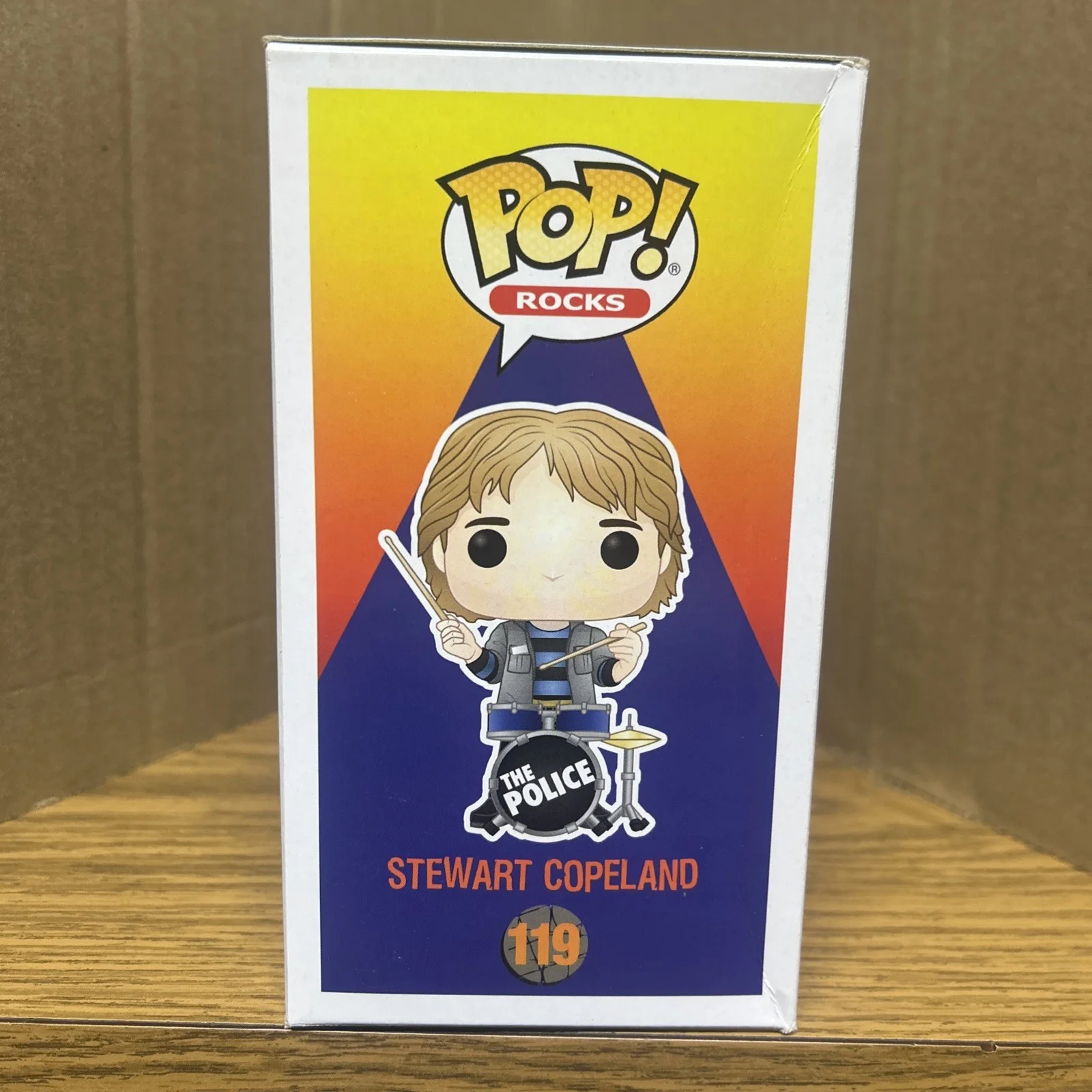 Stewart Copeland The Police #119 Funko Pop Autograph Beckett COA (Box Damage), изображение 5