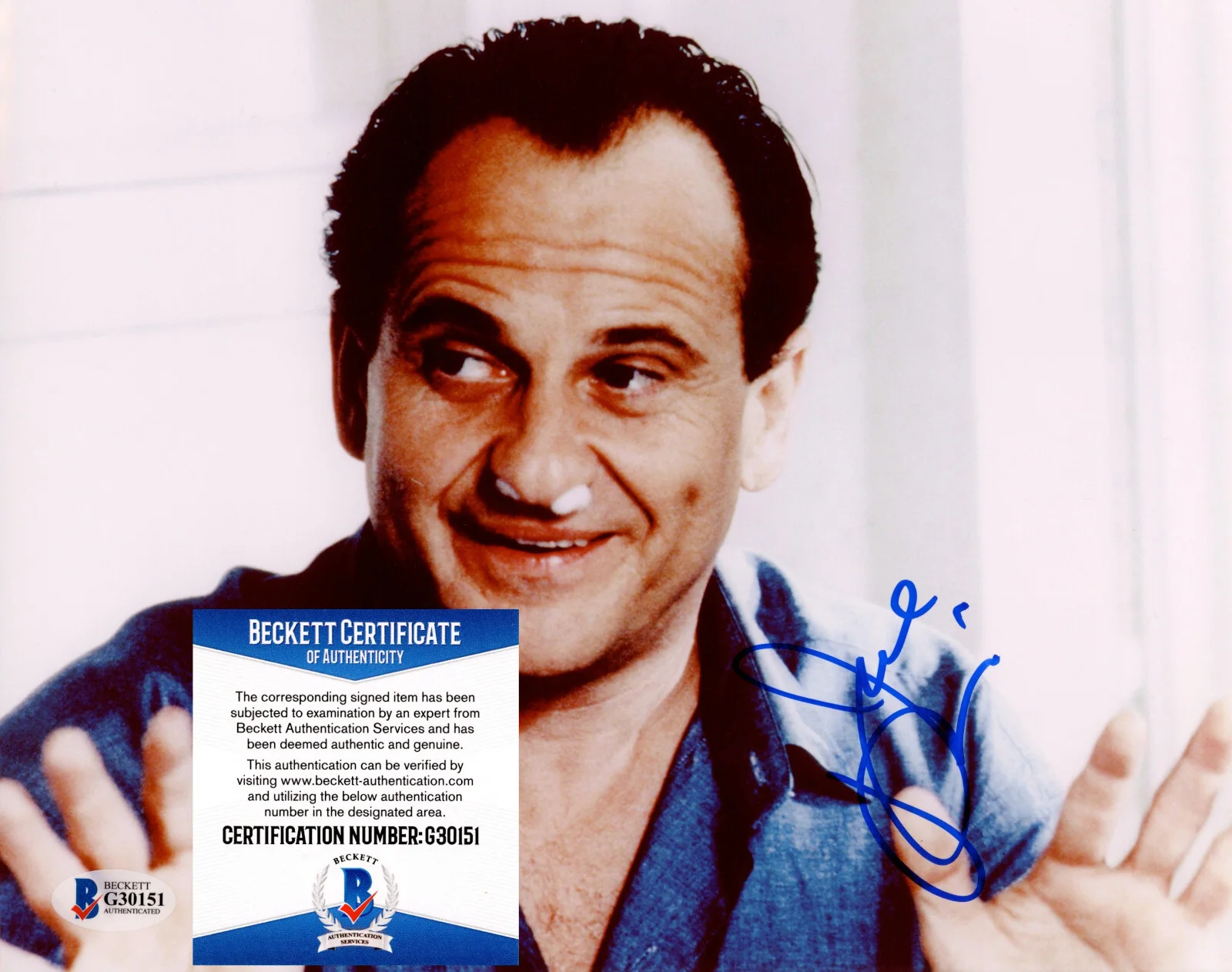 Joe Pesci — Joe Pesci Signed BAS COA Autographed 8X10 Lethal Weapon Leo Getz Photo Auto, изображение 2