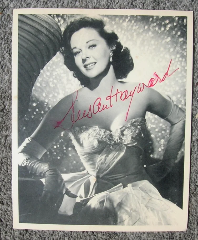 SUSAN HAYWARD — SUSAN HAYWARD VINTAGE AUTOGRAPH PHOTO