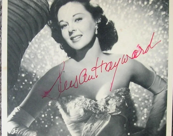 SUSAN HAYWARD — SUSAN HAYWARD VINTAGE AUTOGRAPH PHOTO, image 2