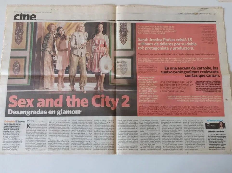 Sarah Jessica Parker Sex & The City Lot 15 Magazine Clippings Cuttings Argentina, изображение 2