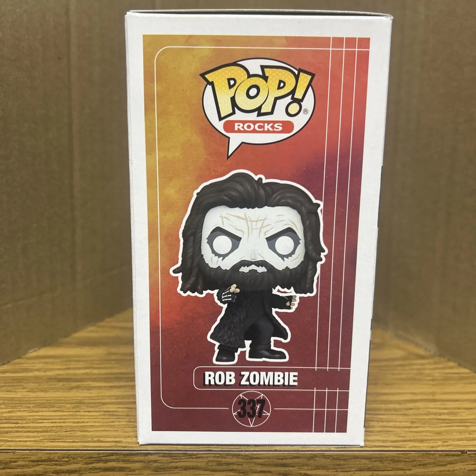 Rob Zombie Signed Autograph White Zombie Funko Pop 337 Beckett BAS, image 4